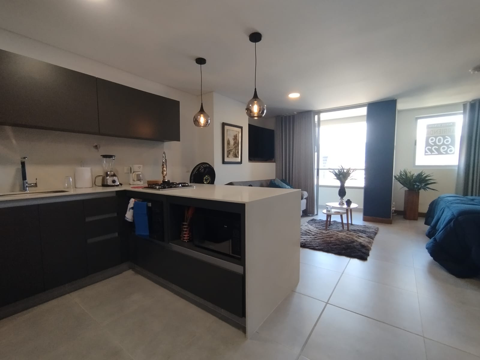 ARRIENDO APARTA ESTUDIO TIPO LOFT AMOBLADO EN CIUDAD DEL RIO