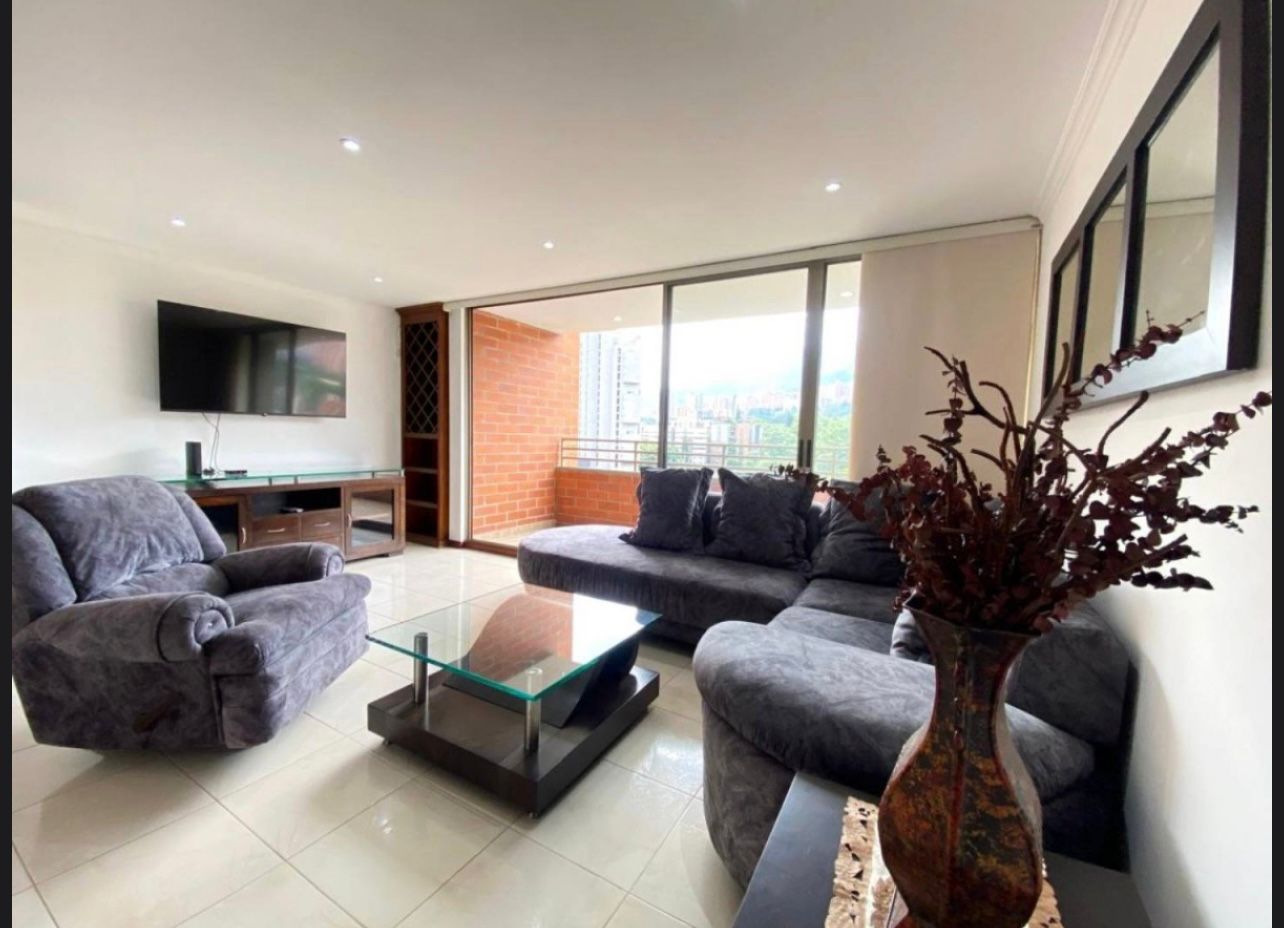 ARRIENDO APARTAMENTO AMOBLADO EN EL POBLADO
