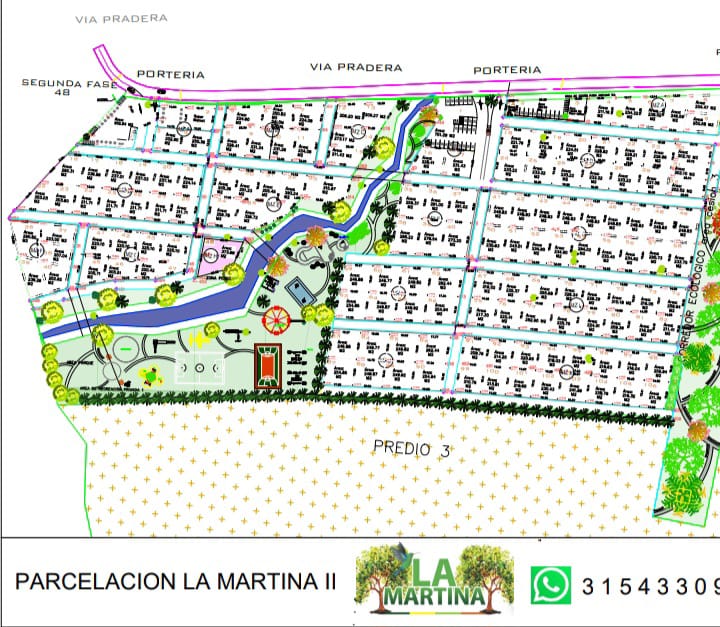 LOTES EN VENTA PARCELACION LA MARTINA II DESDE 200M2