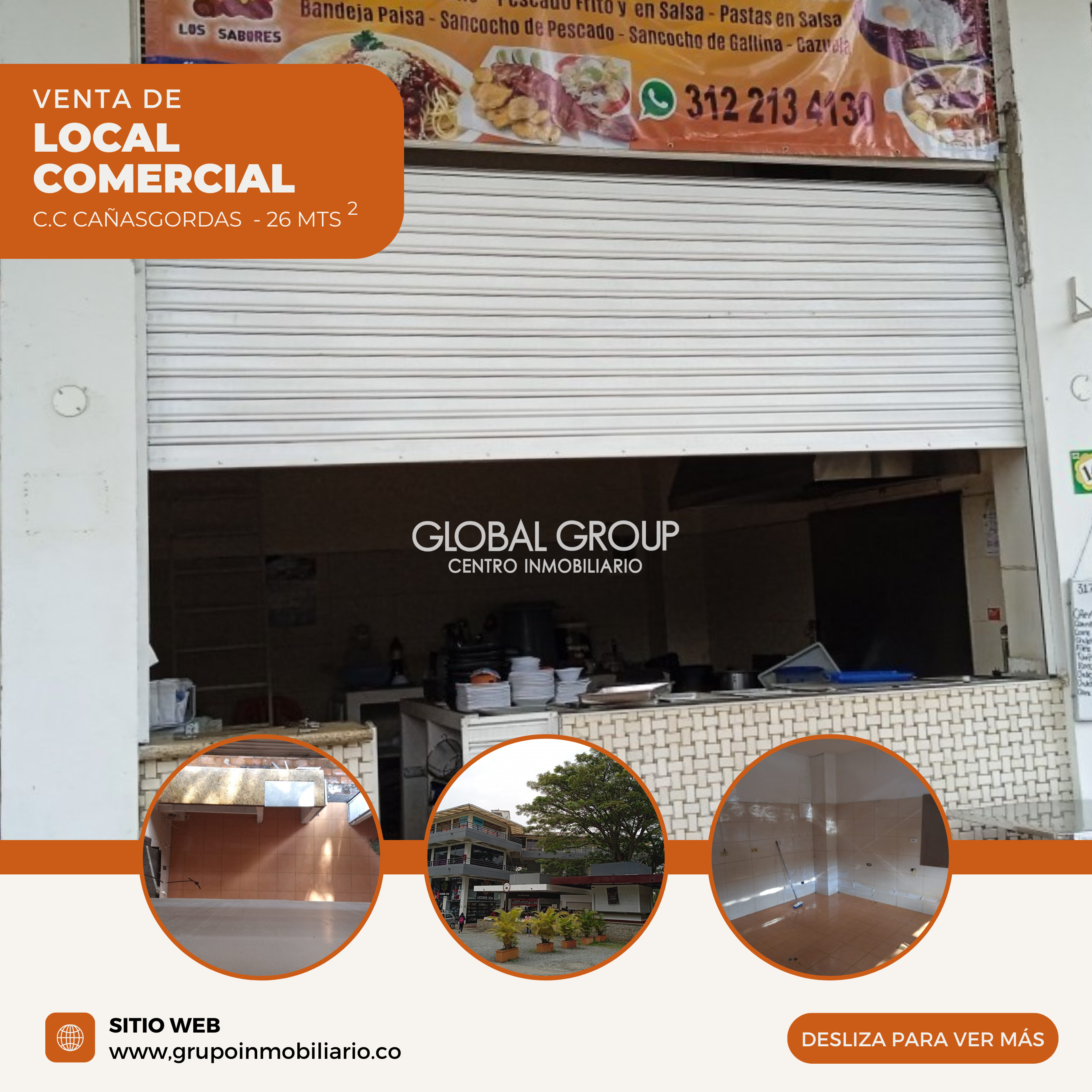 VENTA LOCAL COMERCIAL PARQUE CAÑASGORDAS