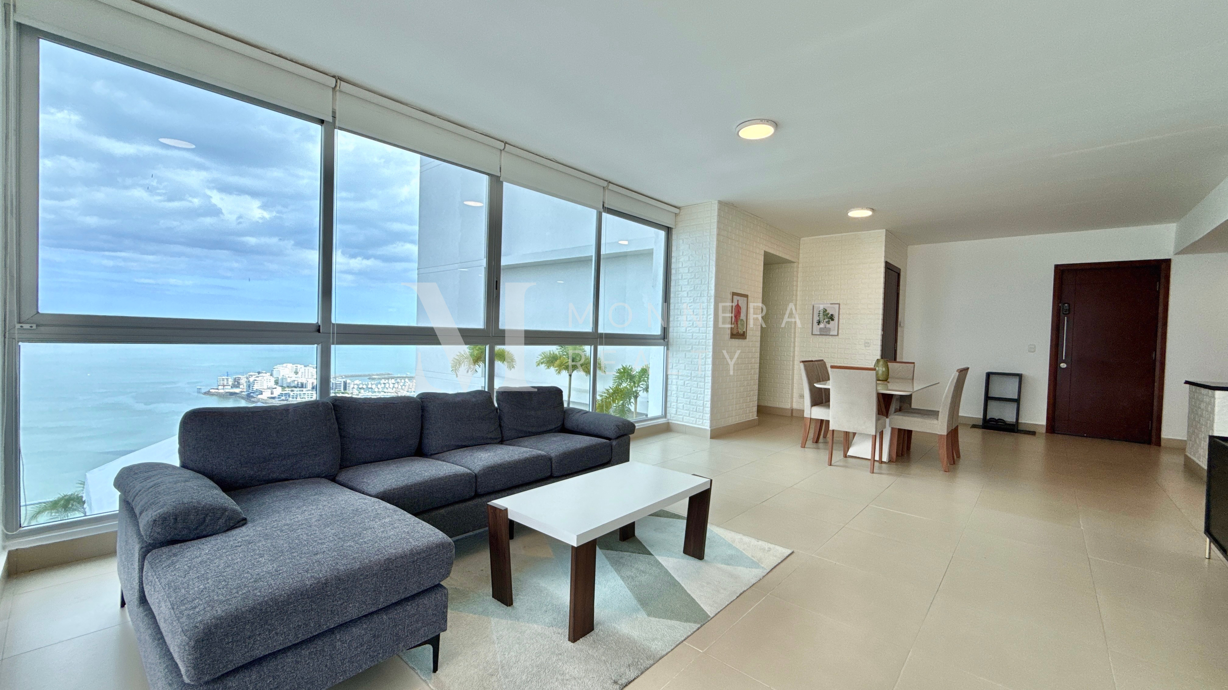 Alquiler apartamento amueblado en Punta Pacífica