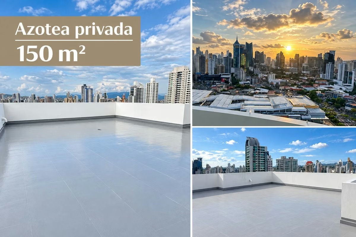 SE ALQUILA APARTAMENTO CON TERRAZA EN PH MARINA PLAZA - V. ISRAEL en San Francisco