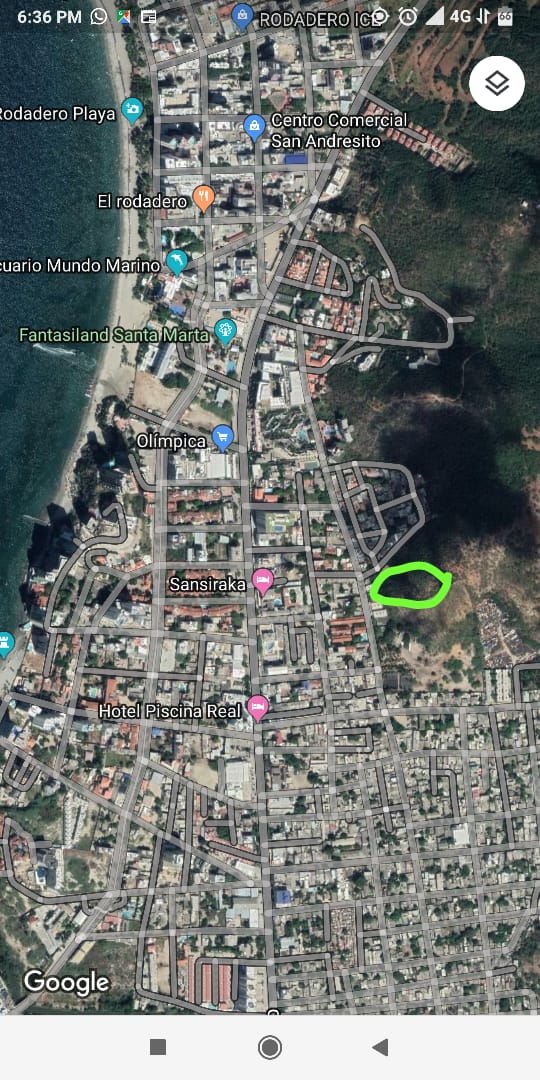 Lote en venta Gaira Santa Marta 