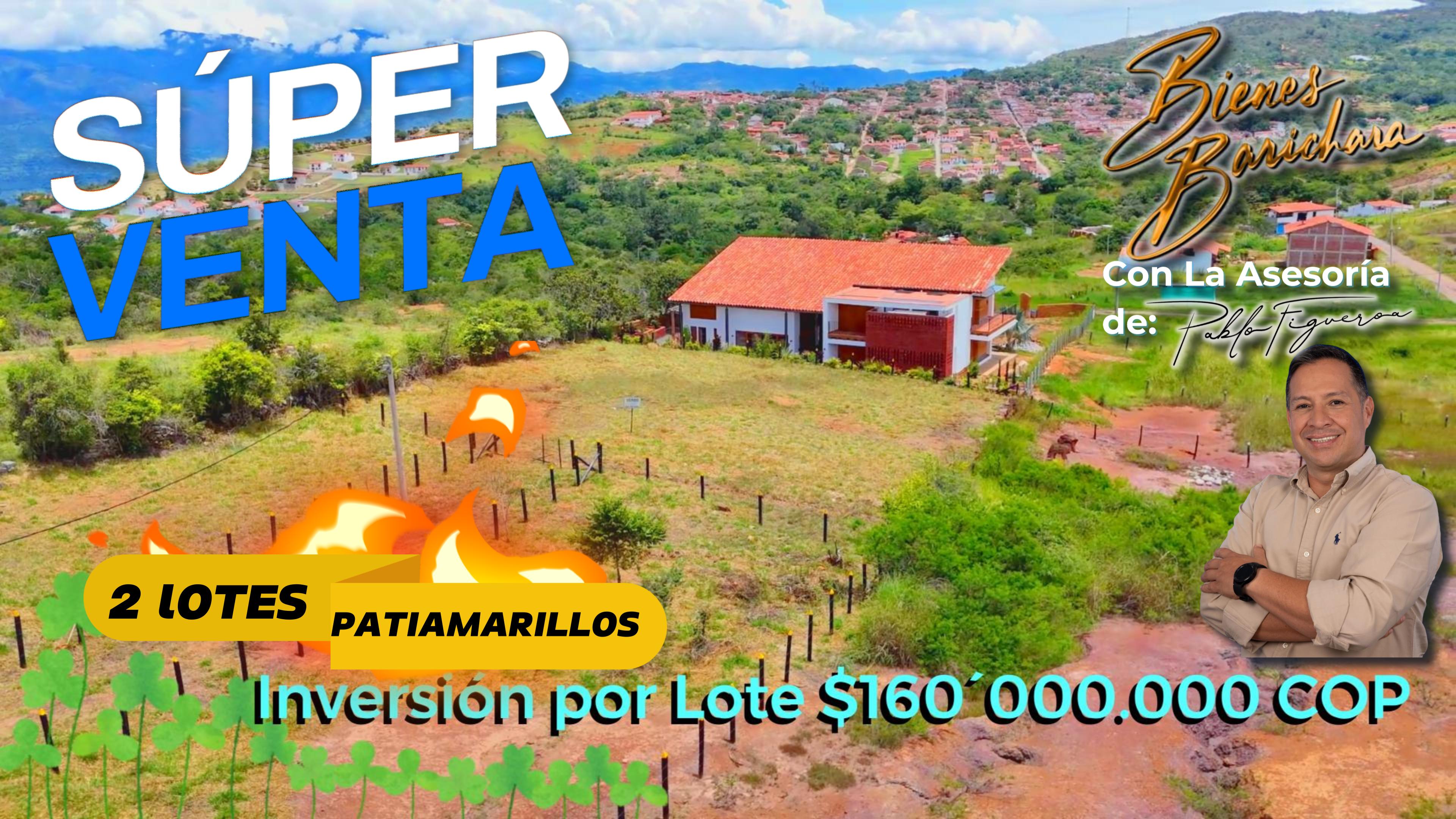 Vendo Lotes Patiamarillos Barichara