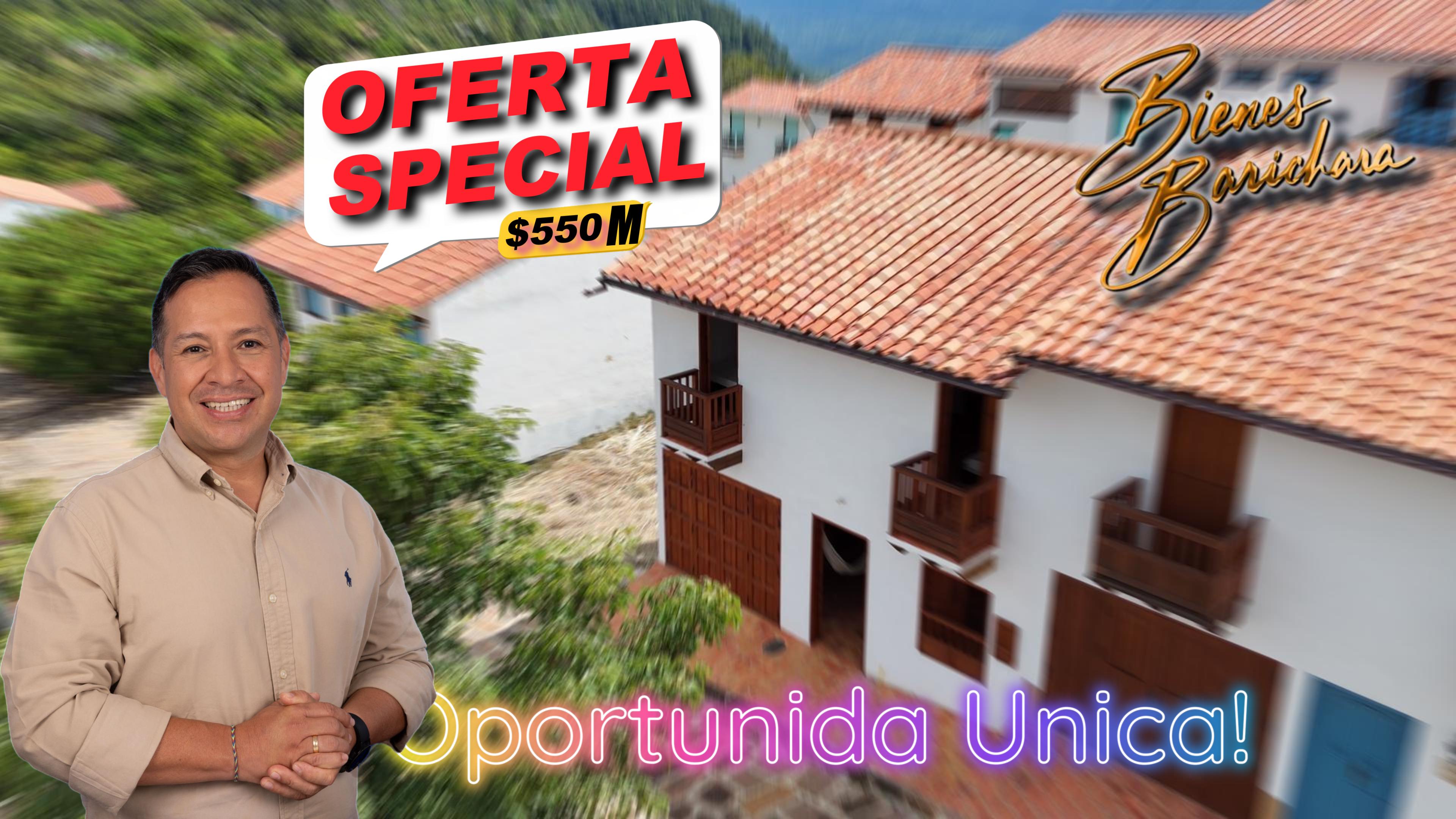 Vendo Casa Gabana Barichara Bagari Abierto