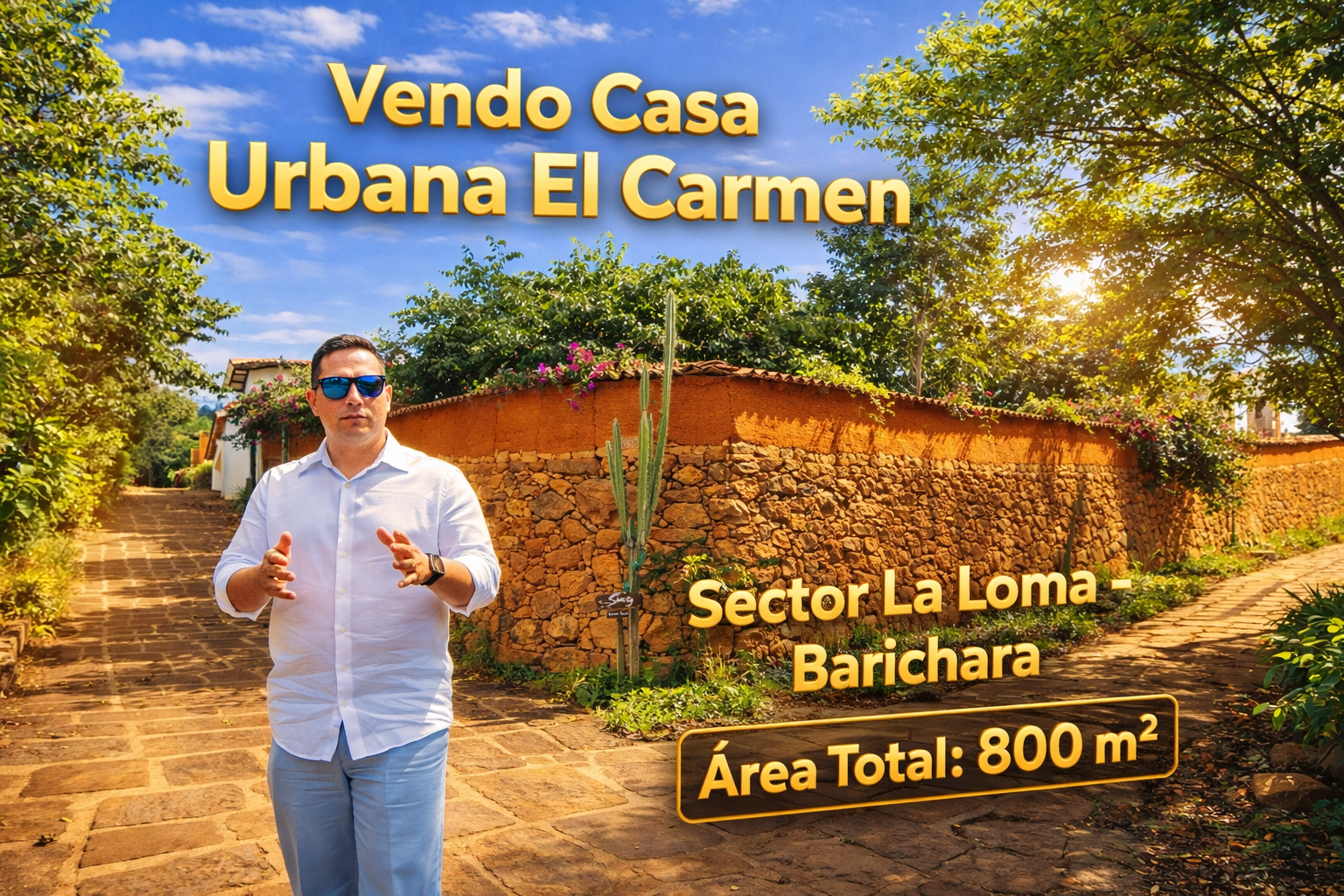 Vendo Casa Barichara Sector la Loma  El carmen 