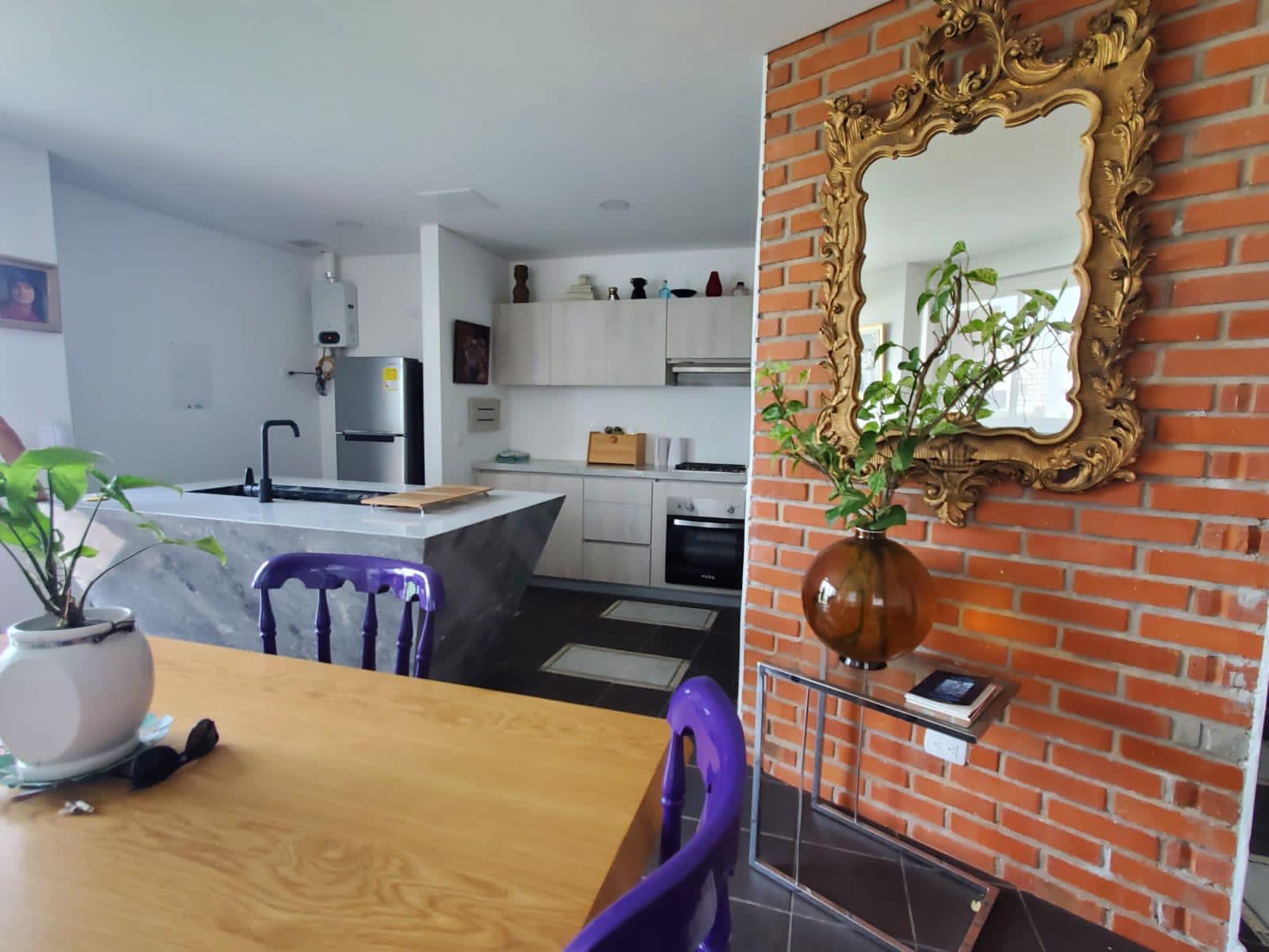 APARTAMENTO AMOBLADO EN ARRIENDO PIE DE LA POPA - CARTAGENA