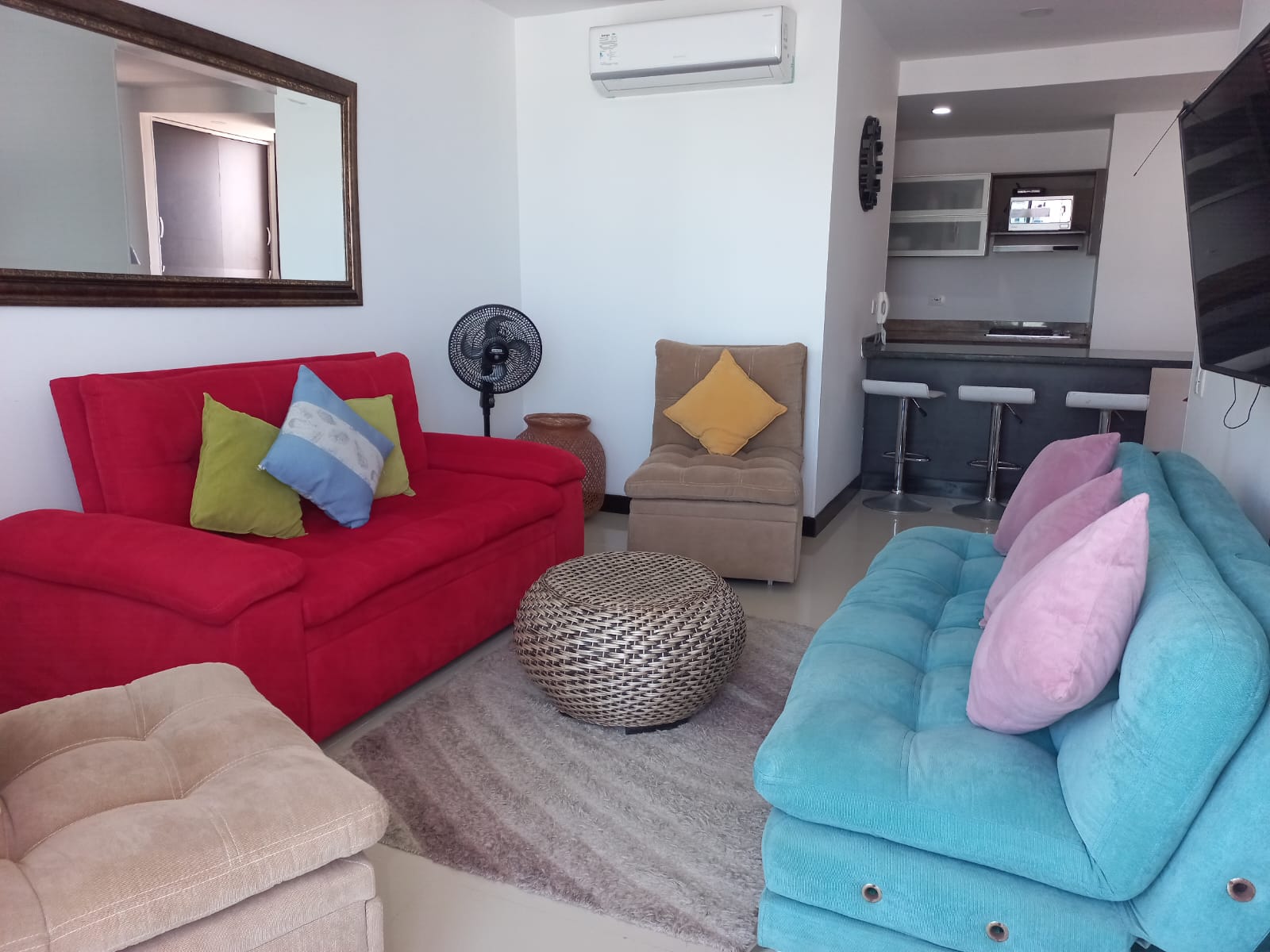 APARTAMENTO AMOBLADO EN ARRIENDO CIELO MAR - CARTAGENA