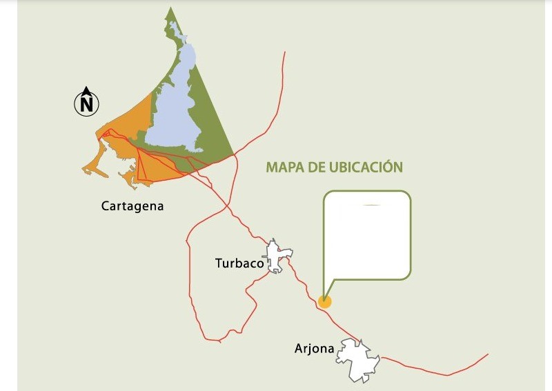 LOTE EN VENTA,  TRONCAL DE OCCIDENTE  ARJONA BOLIVAR
