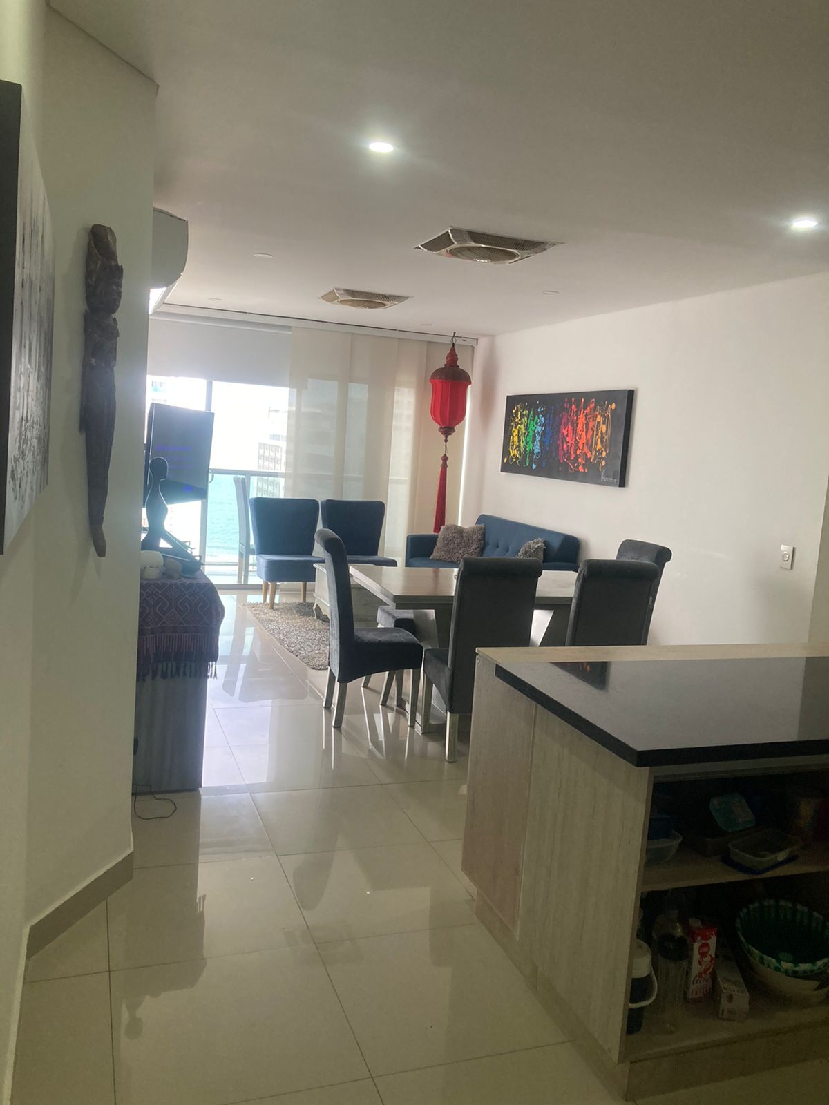 APARTAMENTO AMOBLADO EN VENTA, BOCAGRANDE - CARTAGENA