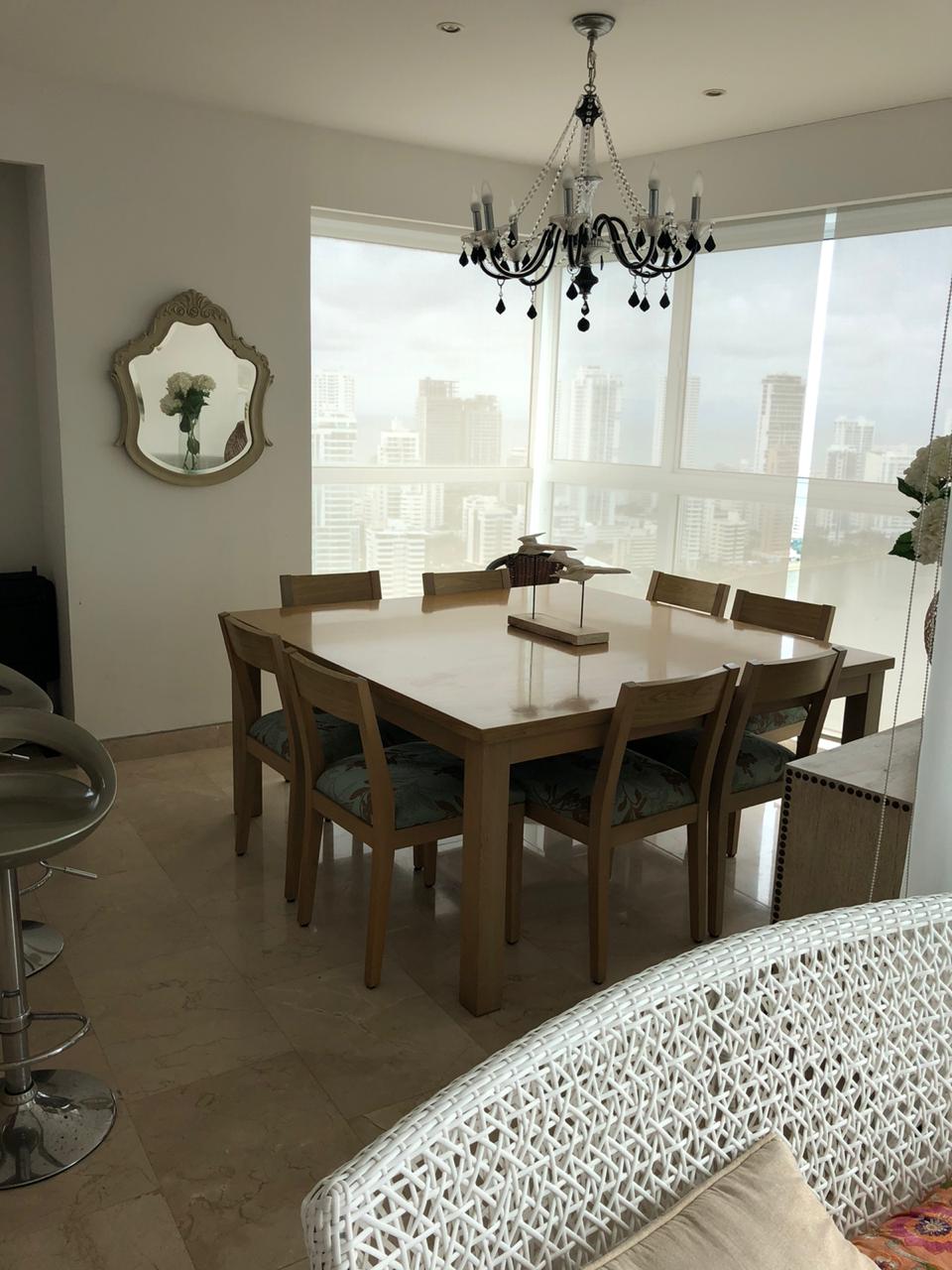 APARTAMENTO AMOBLADO EN ARRIENDO CASTILLOGRANDE - CARTAGENA