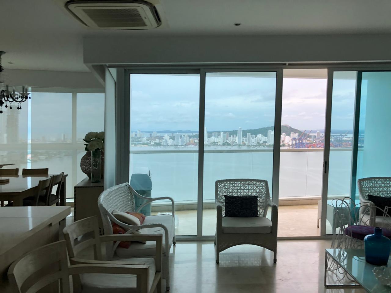 APARTAMENTO AMOBLADO EN ARRIENDO CASTILLOGRANDE - CARTAGENA