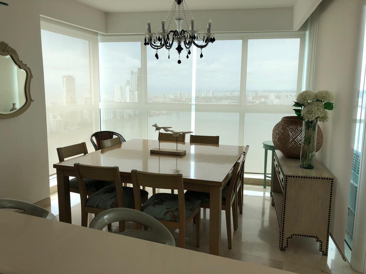 APARTAMENTO AMOBLADO EN ARRIENDO CASTILLOGRANDE - CARTAGENA