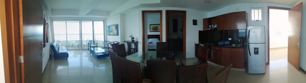 APARTAMENTO EN VENTA  DE USO TURISTICO, BOCAGRANDE - CARTAGENA