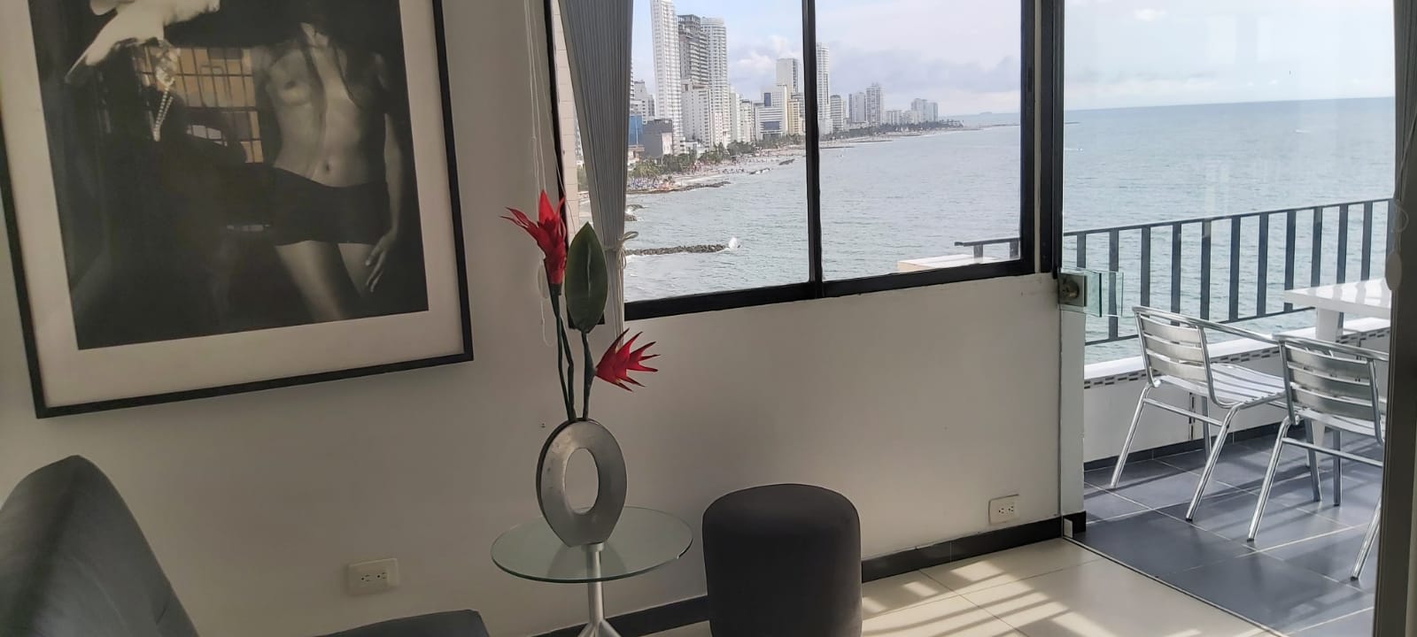 APARTAMENTO AMOBLADO EN ARRIENDO BOCAGRANDE - CARTAGENA
