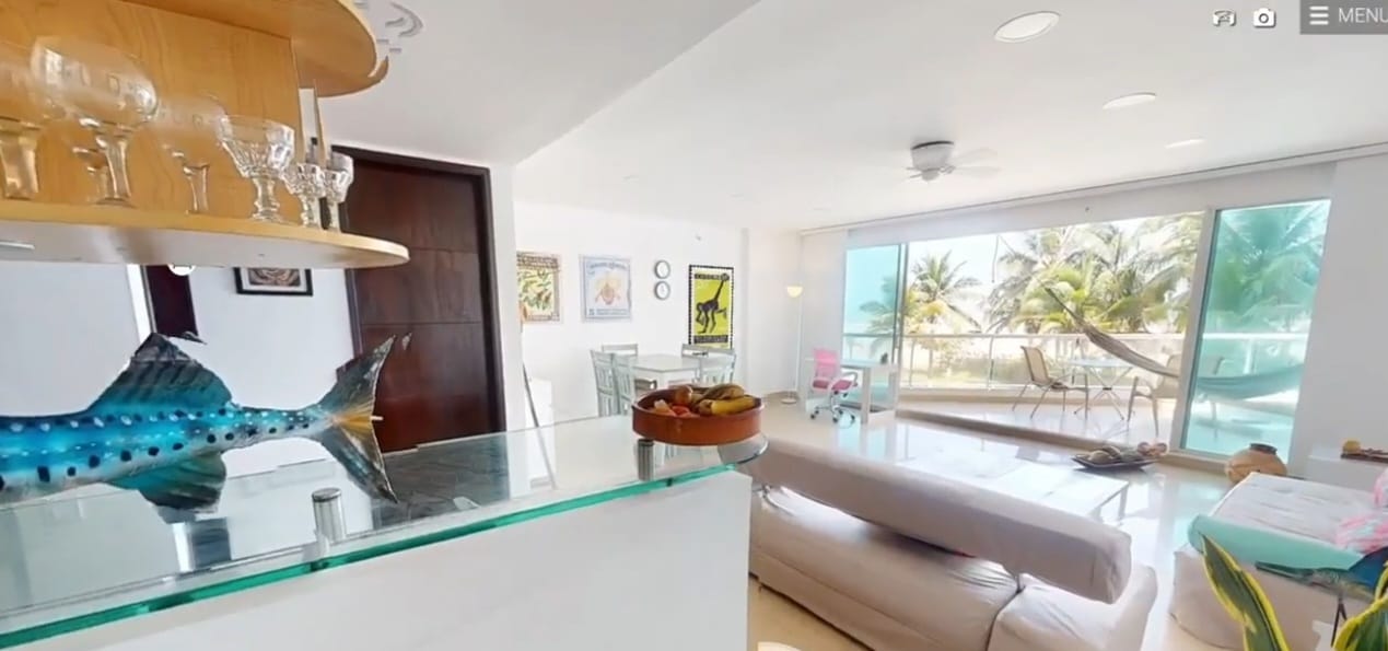 ARRIENDO APARTAMENTO AMOBLADO - LA BOQUILLA -MORROS- CARTAGENA