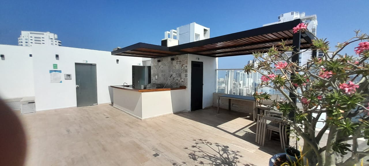 APARTAMENTO AMOBLADO EN VENTA, BOCAGRANDE - CARTAGENA