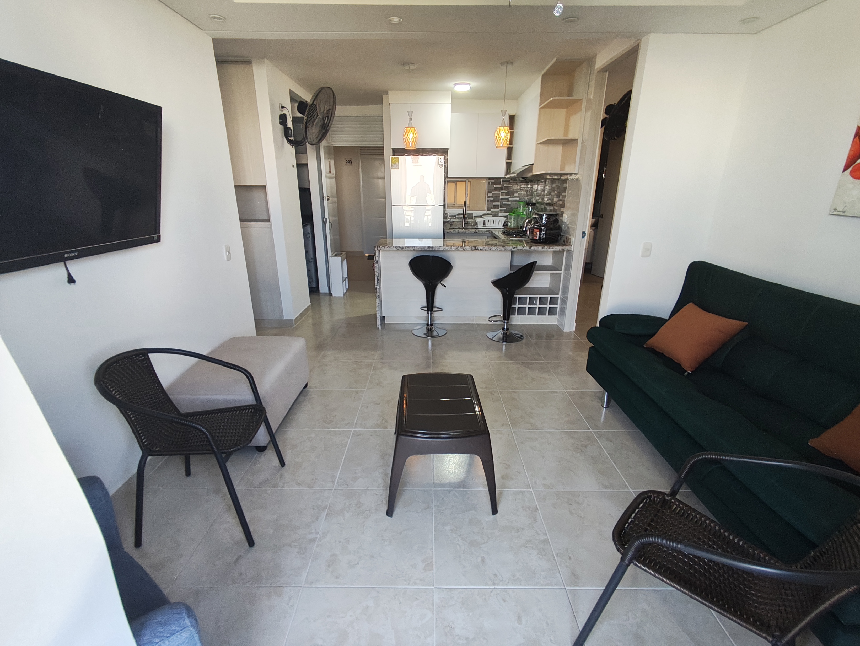 APARTAMENTO AMOBLADO EN ARRIENDO EN MANZANILLO DEL MAR - CARTAGENA