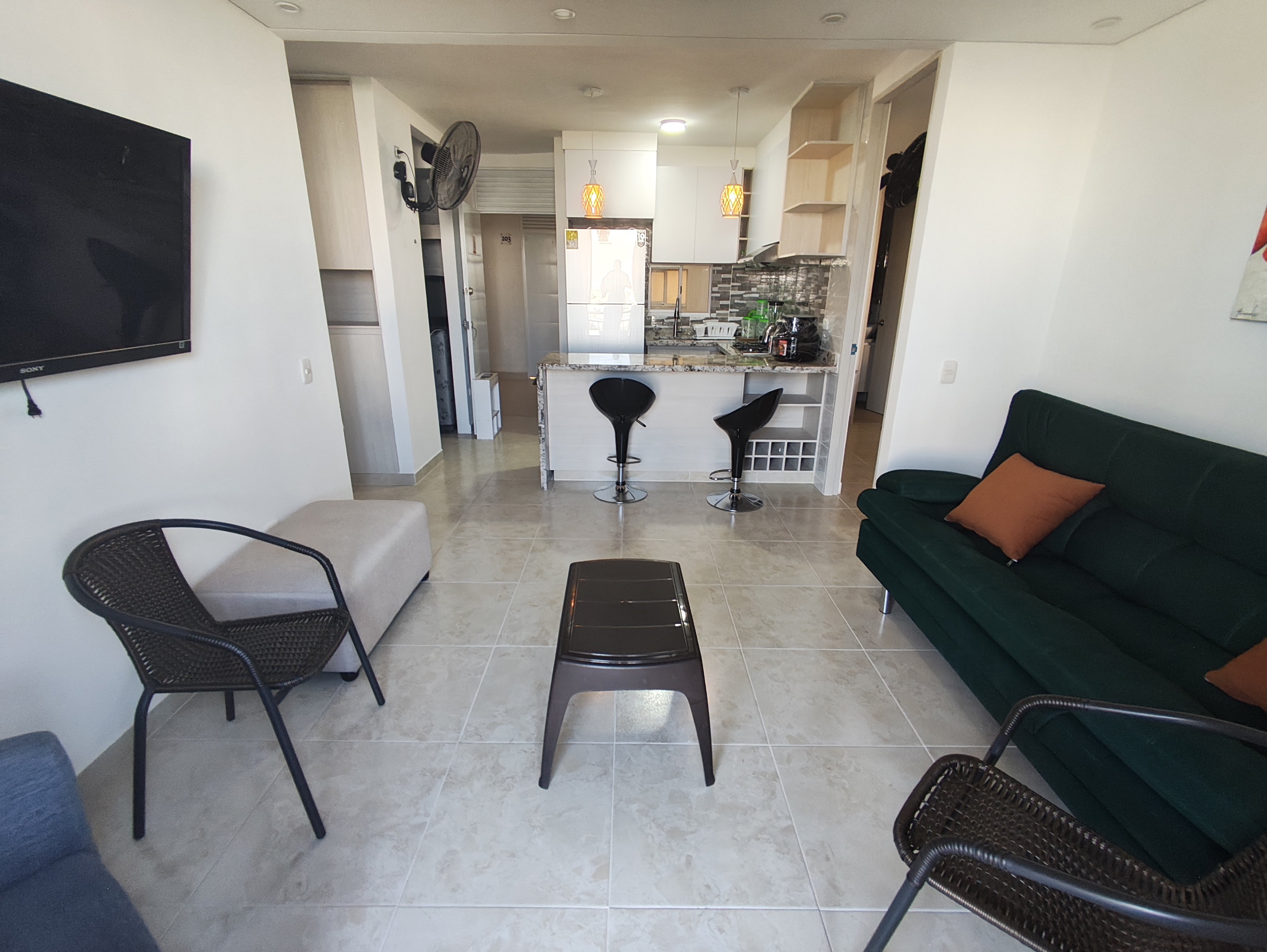 APARTAMENTO AMOBLADO EN ARRIENDO EN MANZANILLO DEL MAR - CARTAGENA