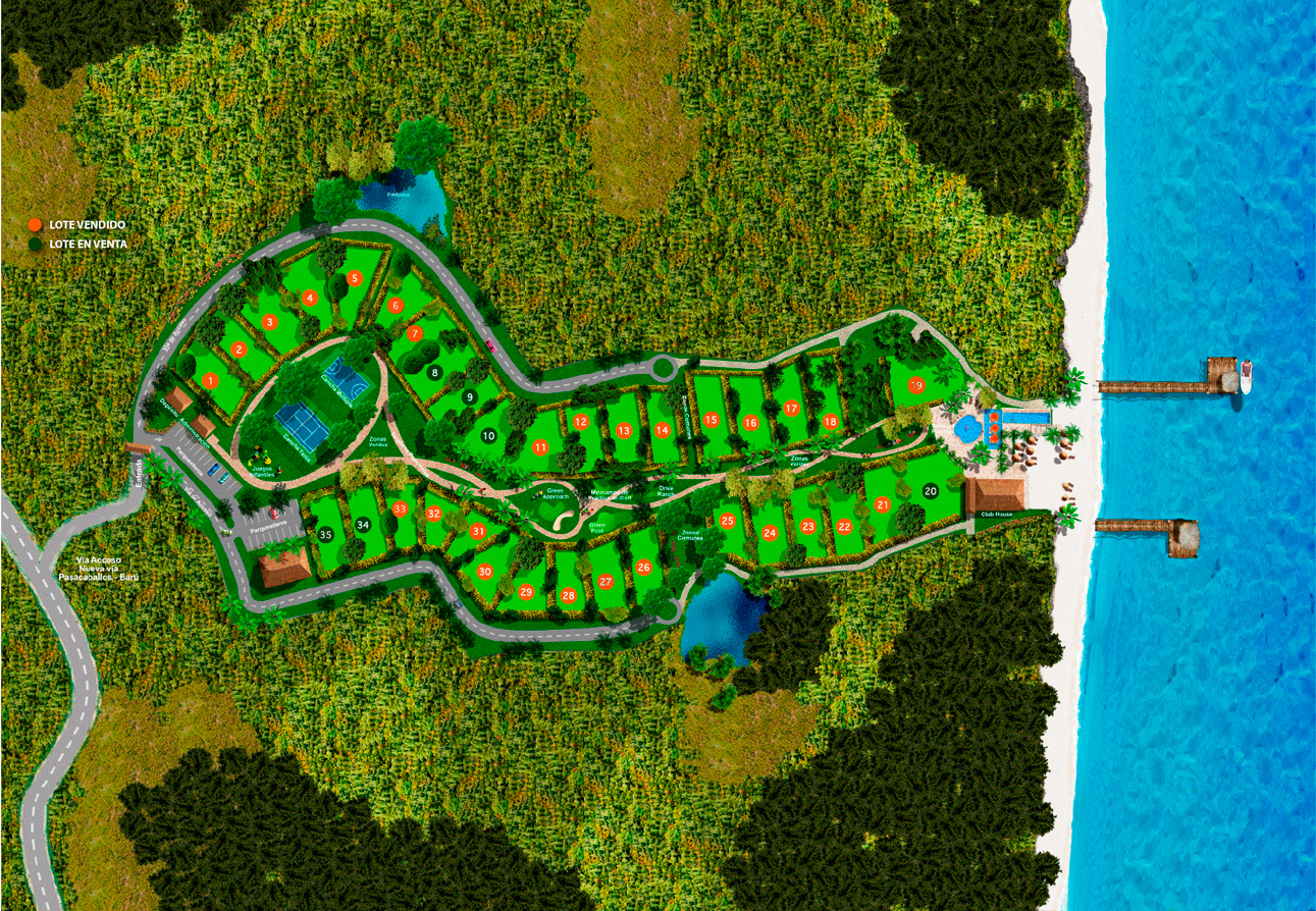Cartagena Venta de Lote Baru