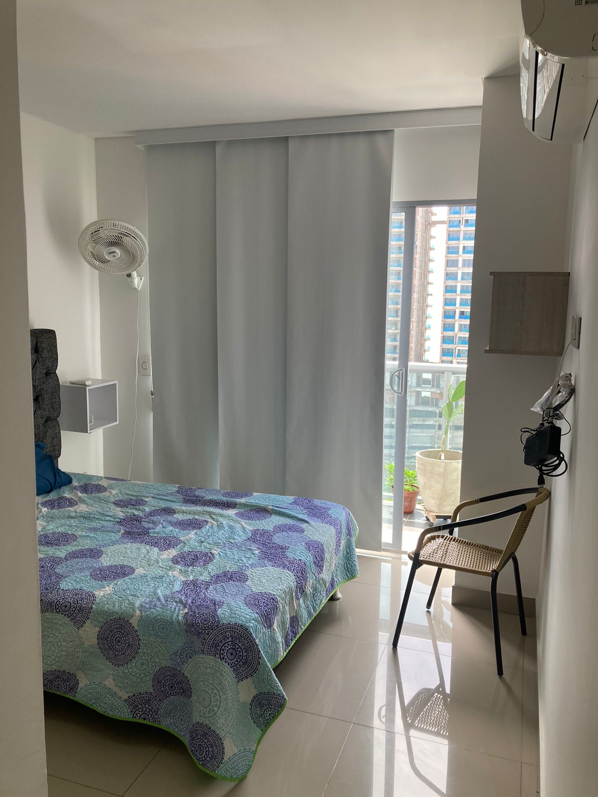 APARTAMENTO AMOBLADO EN VENTA, BOCAGRANDE - CARTAGENA