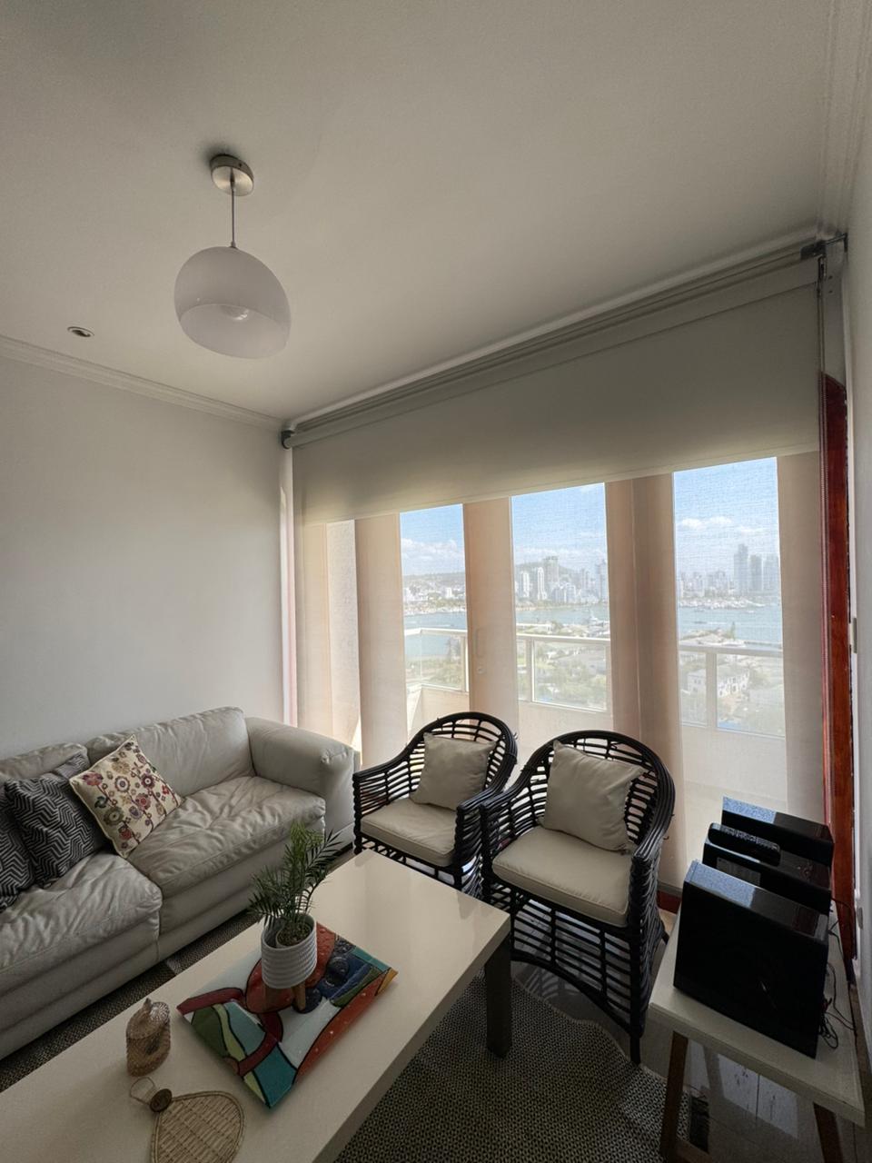 APARTAMENTO AMOBLADO EN ARRIENDO BOCAGRANDE - CARTAGENA