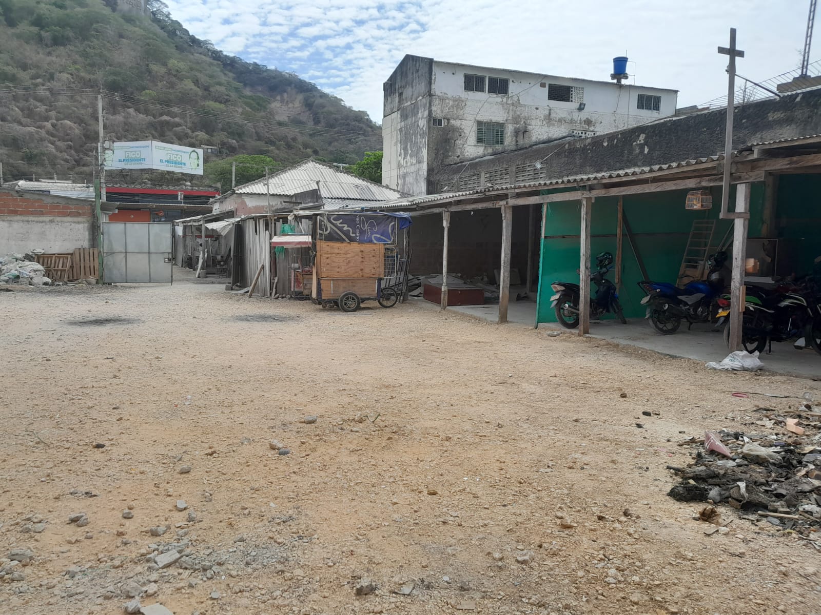 ARRIENDO LOTE - PIE DE LA POPA - CARTAGENA