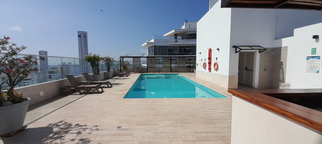 APARTAMENTO AMOBLADO EN VENTA, BOCAGRANDE - CARTAGENA