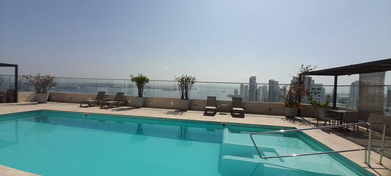 APARTAMENTO AMOBLADO EN VENTA, BOCAGRANDE - CARTAGENA