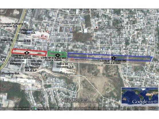 Cartagena Venta de Lote Albornoz