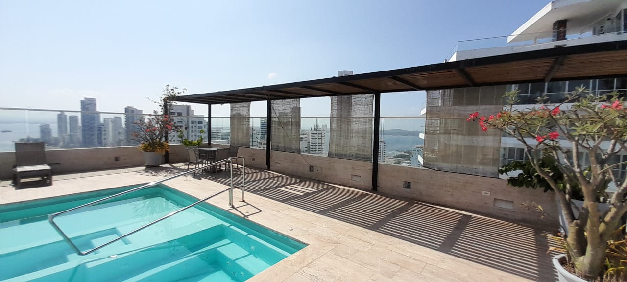 APARTAMENTO AMOBLADO EN VENTA, BOCAGRANDE - CARTAGENA