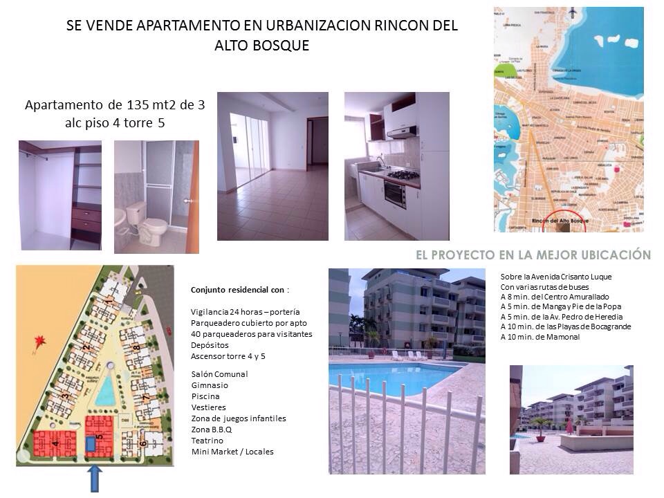 Cartagena Venta de Apartamento Alto Bosque