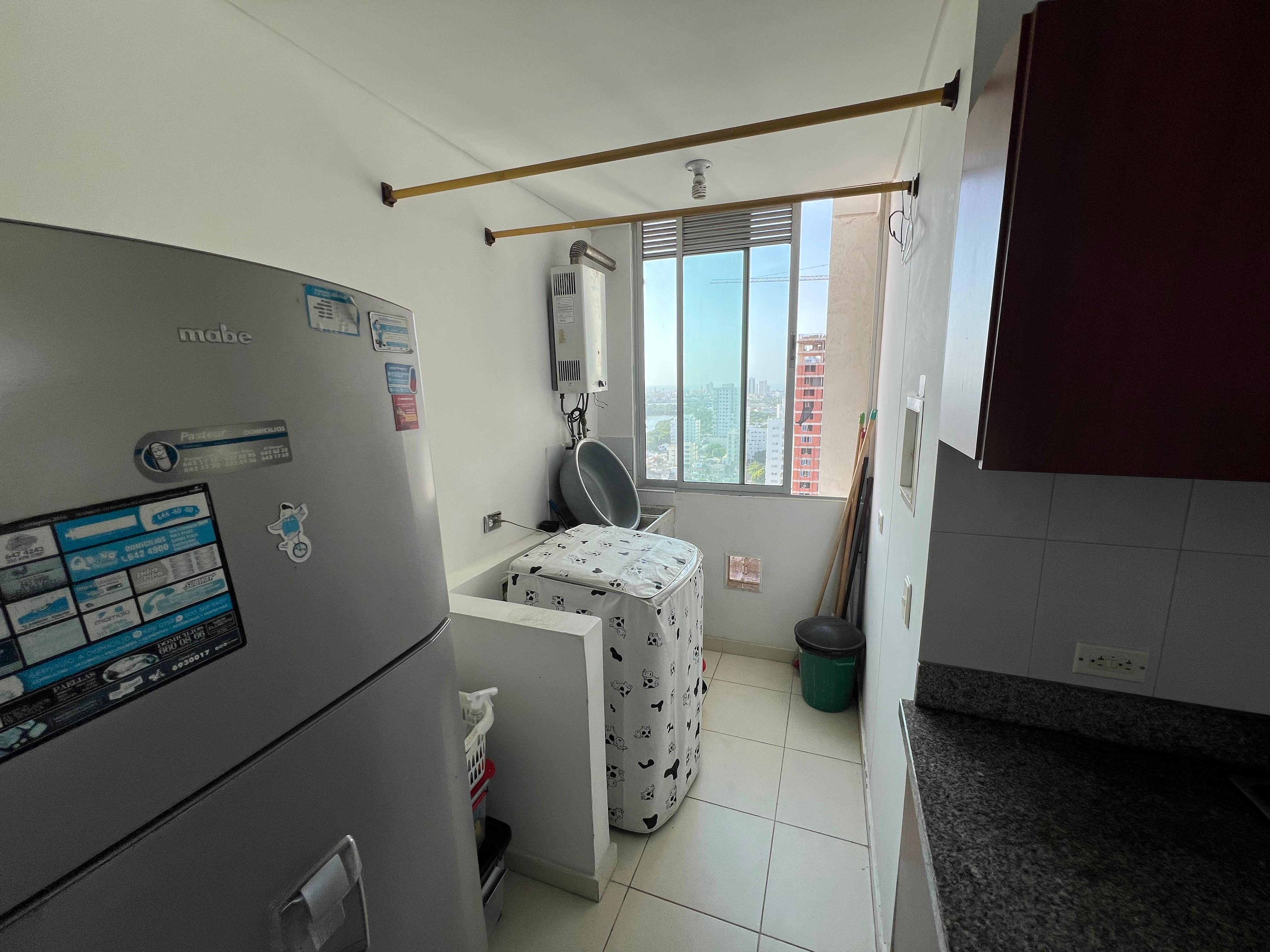 APARTAMENTO AMOBLADO EN ARRIENDO PIE DE LA POPA - CARTAGENA