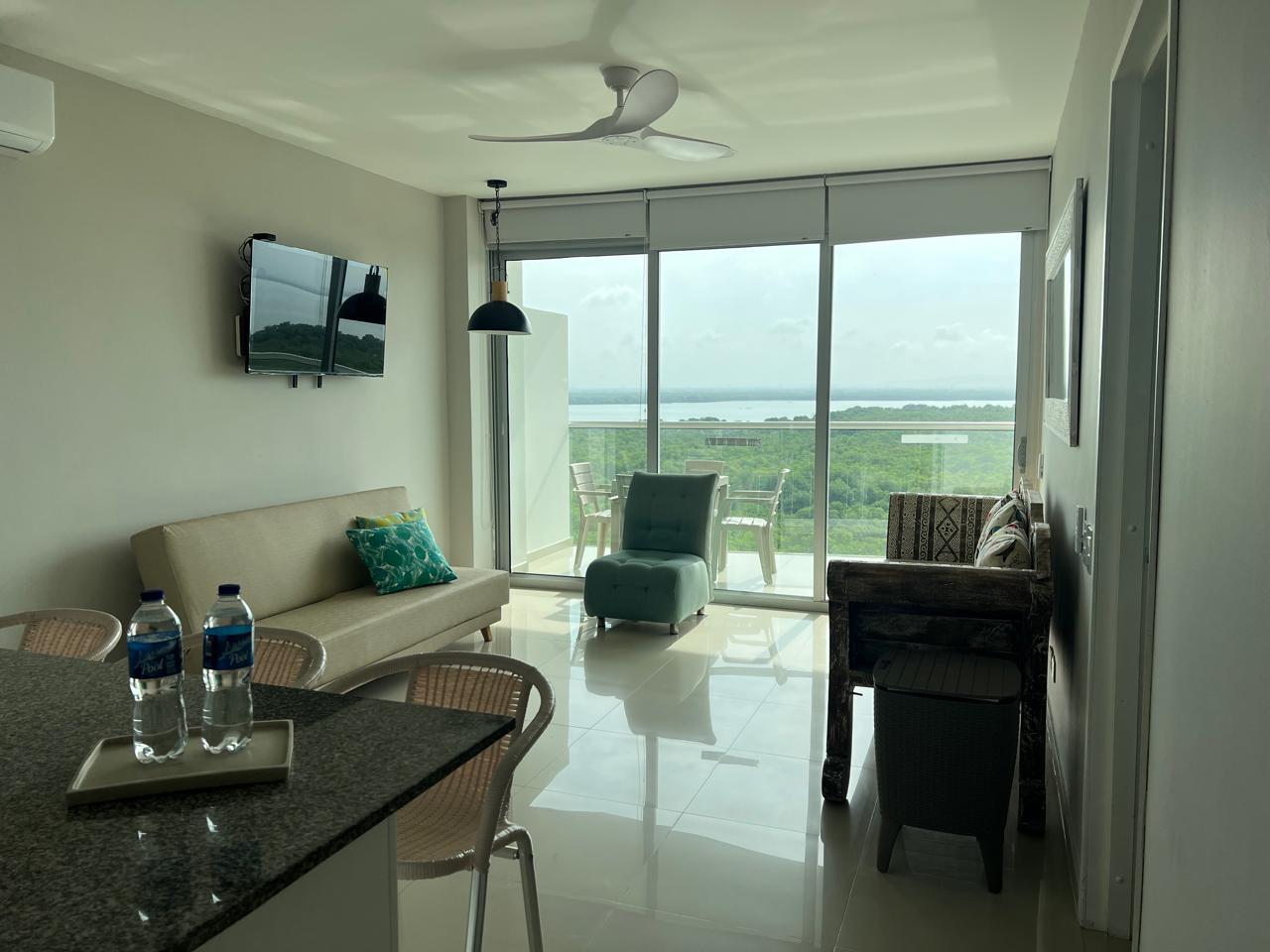 APARTAMENTO AMOBLADO EN VENTA ZONA NORTE-MORROS-Airbnb- CARTAGENA