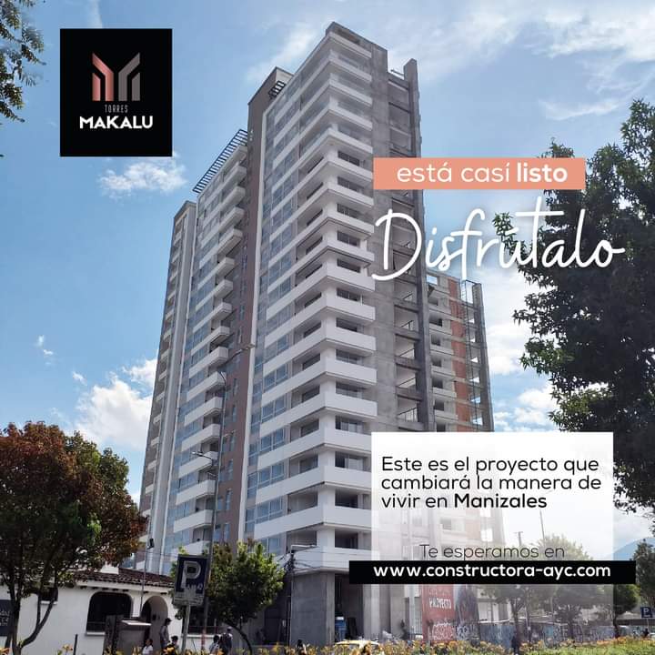 APARTAMENTO EN VENTA AVENIDA SANTANDER TORRES MAKALU