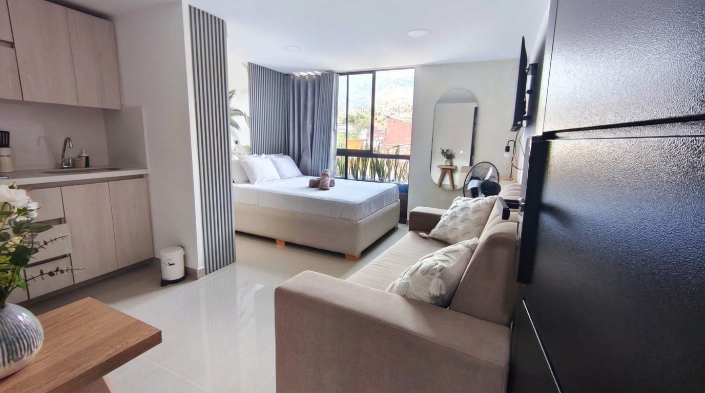 Se Arrienda Apartaestudio Amoblado, en San Javier, Medellín