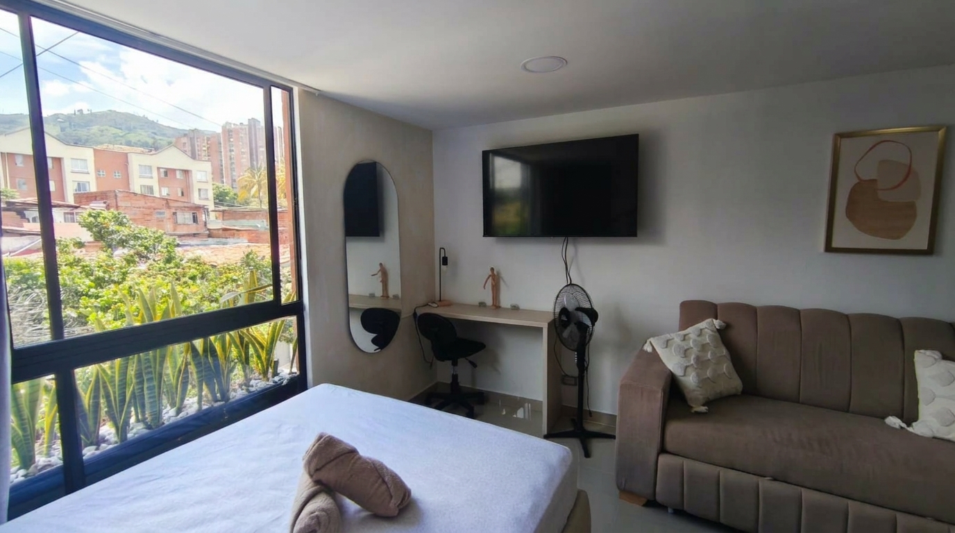 Se Arrienda Apartaestudio Amoblado, en San Javier, Medellín