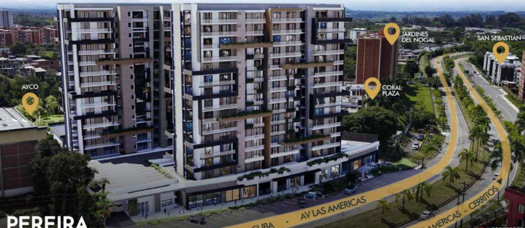 VENTA LOCALES COMERCIALES SOBRE PLANOS AV SUR PEREIRA