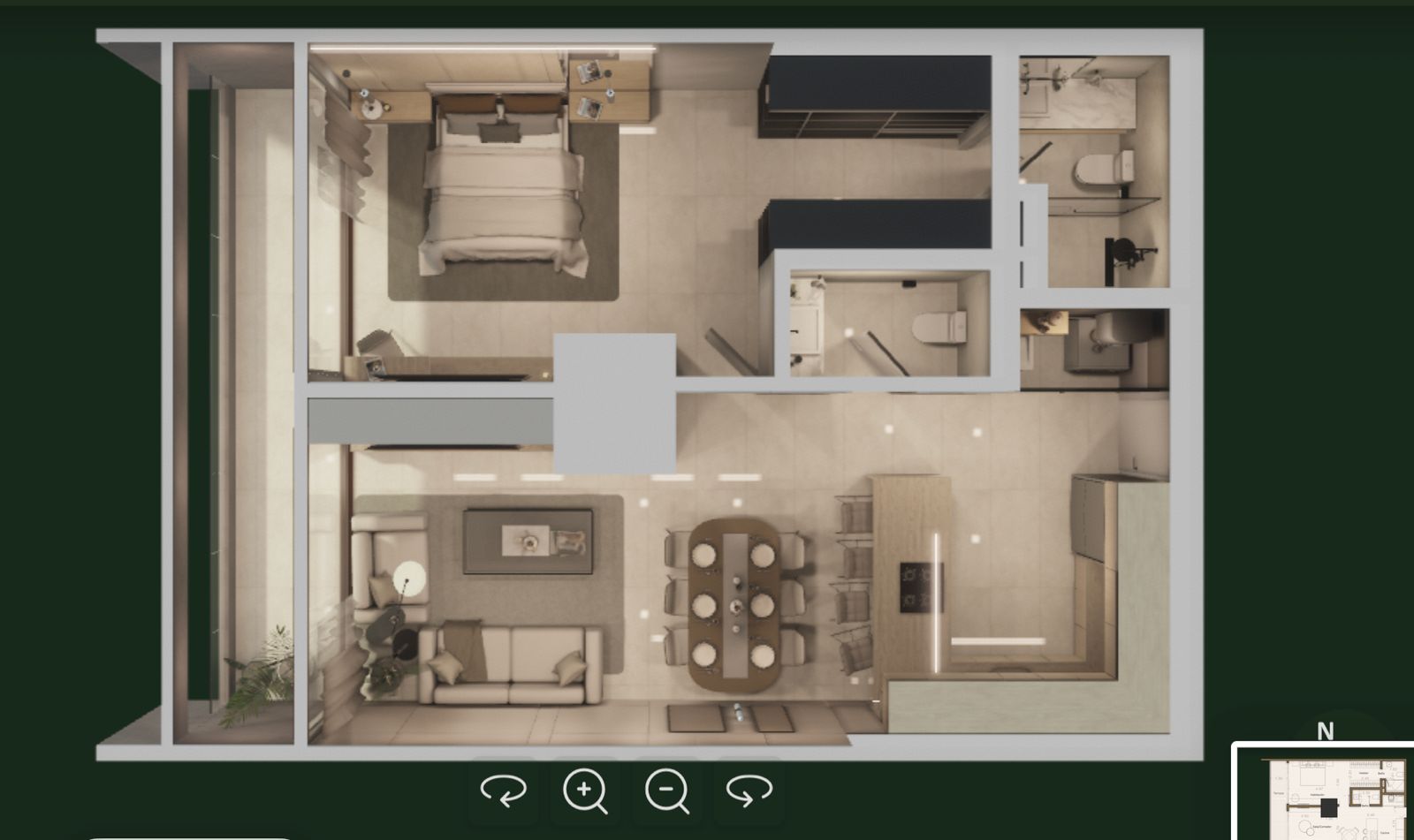 Se vende Apto 84,85 m² 1h/2b/2p Las Mercedes - Otras fotos