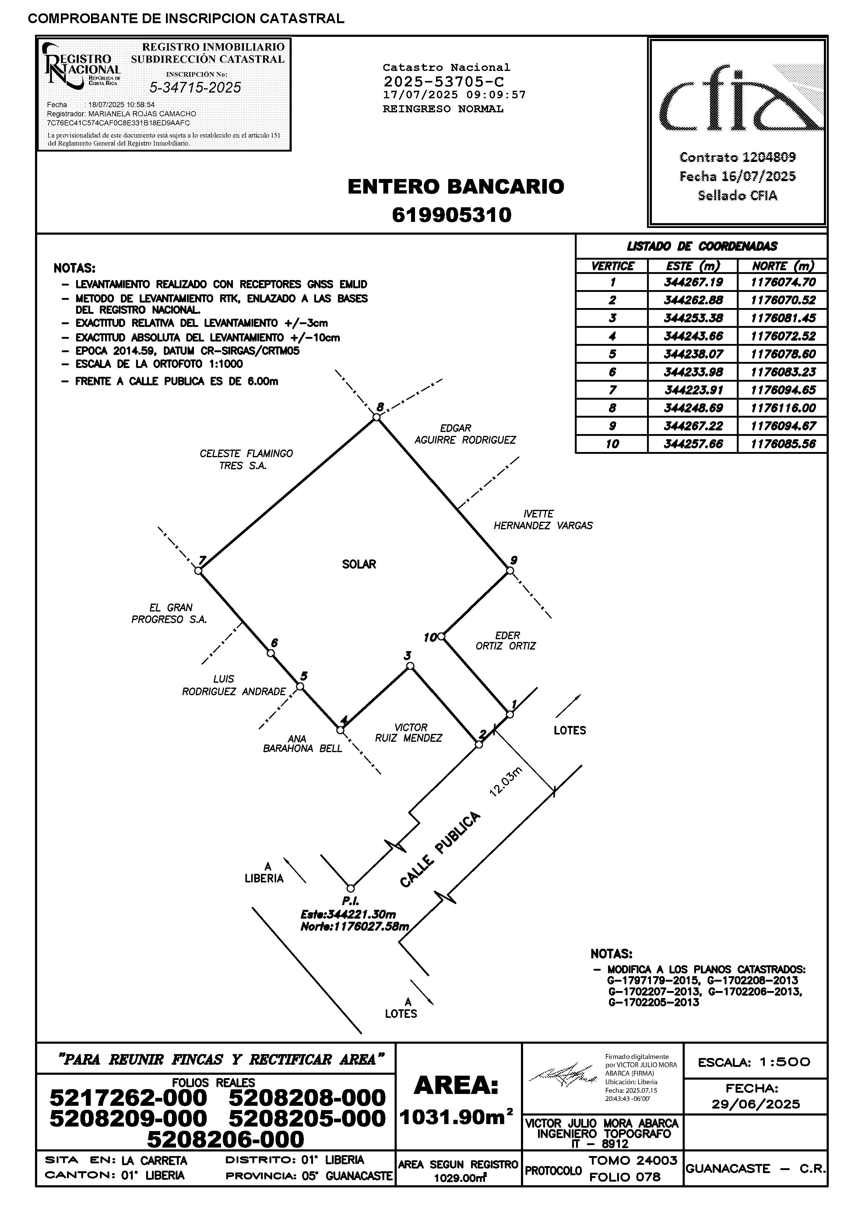 LOTE EN VENTA - LIBERIA | LA CARRETA
