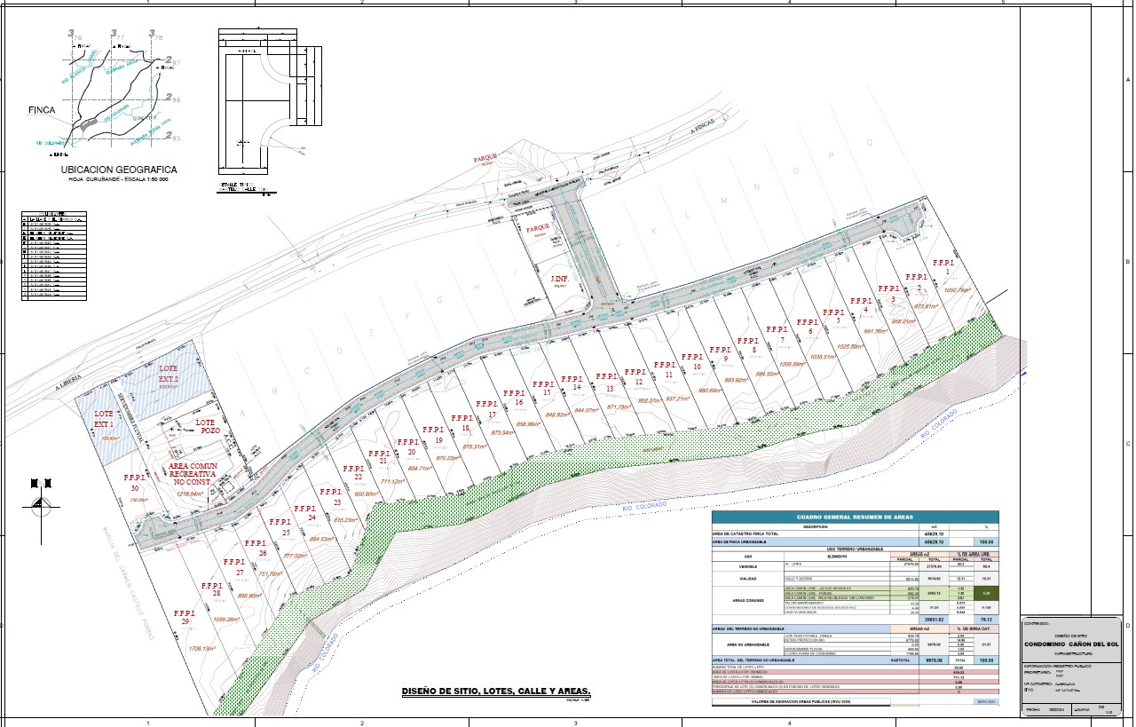 LOTS FOR SALE IN CONDOMINIUM - CAÑON DEL SOL | LIBERIA