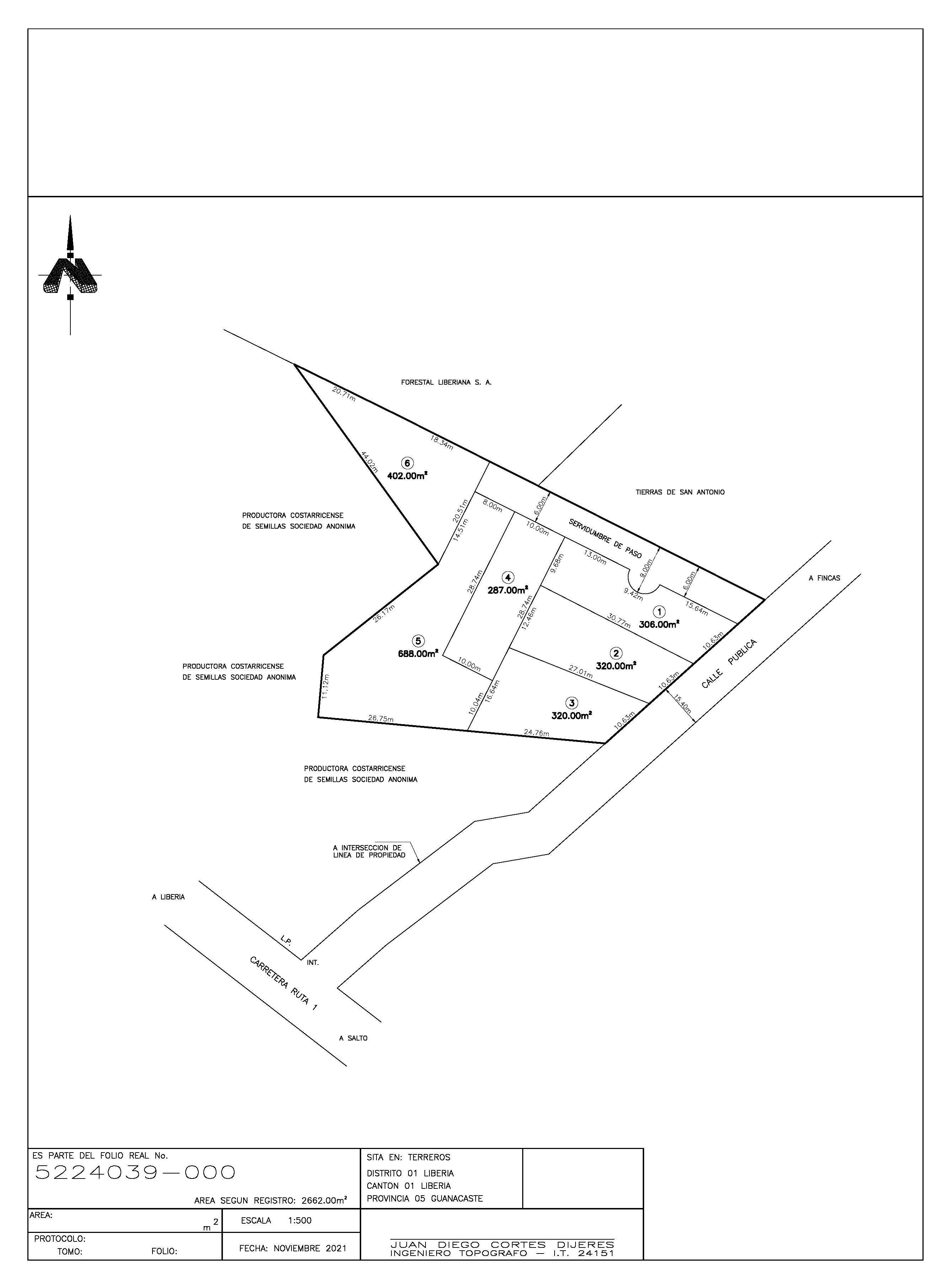VENDO LOTE - LA CARAÑA | LIBERIA