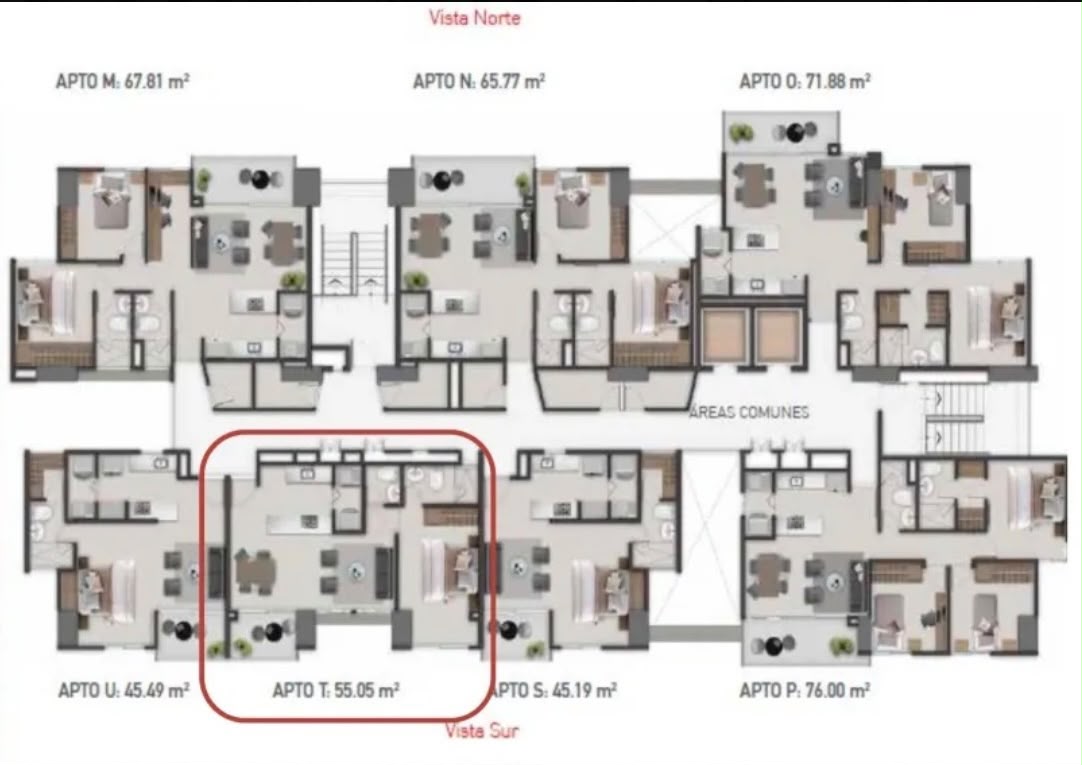 Apartaestudio para estrenar en venta en Las Palmas Medellín