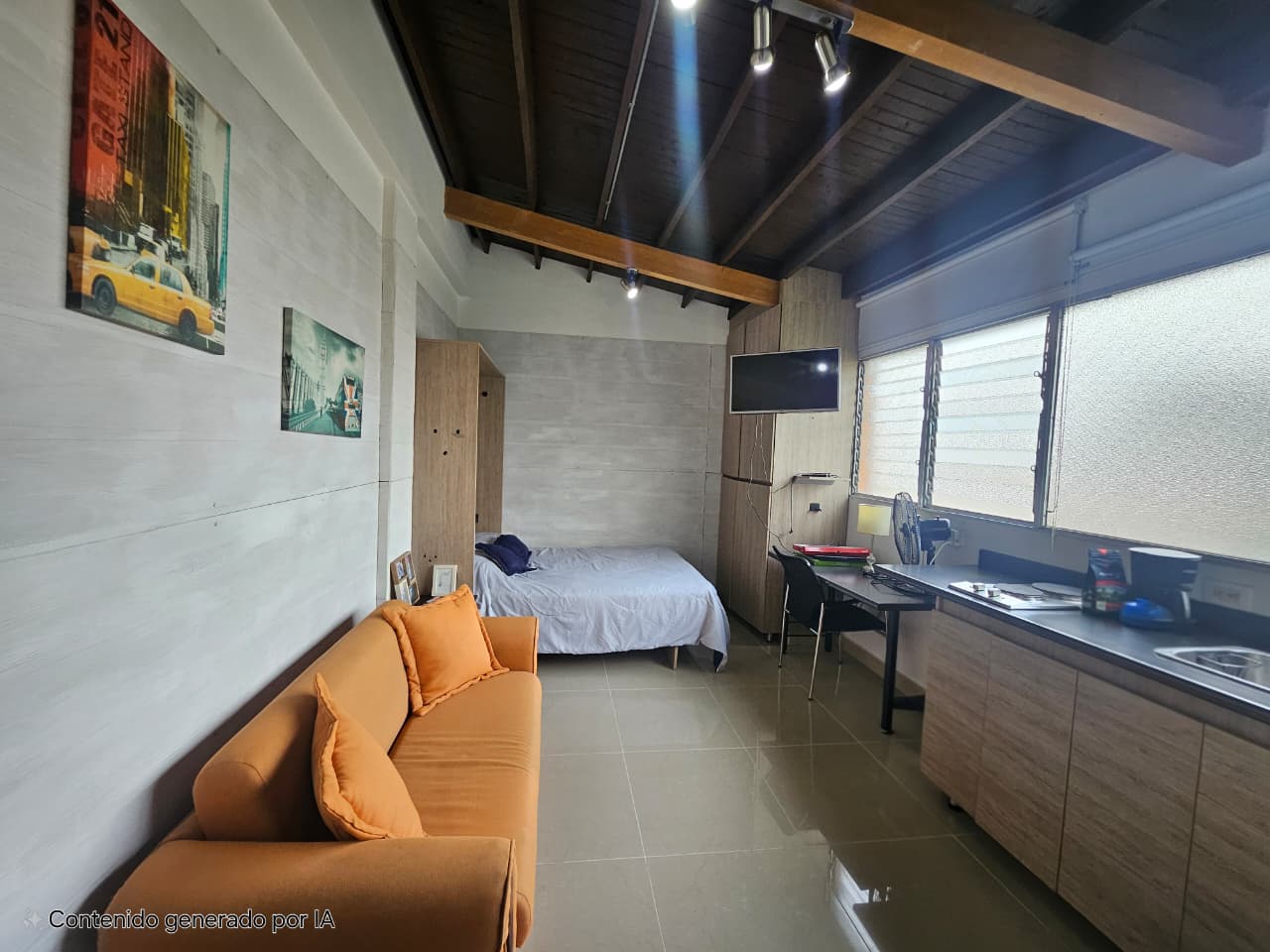 Apartaestudio amoblado para arriendo en Laureles Medellín