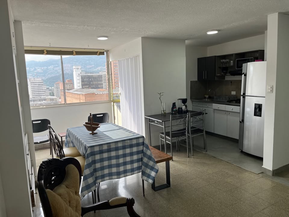 Apartamento amoblado para arriendo en El Centro de Medellín