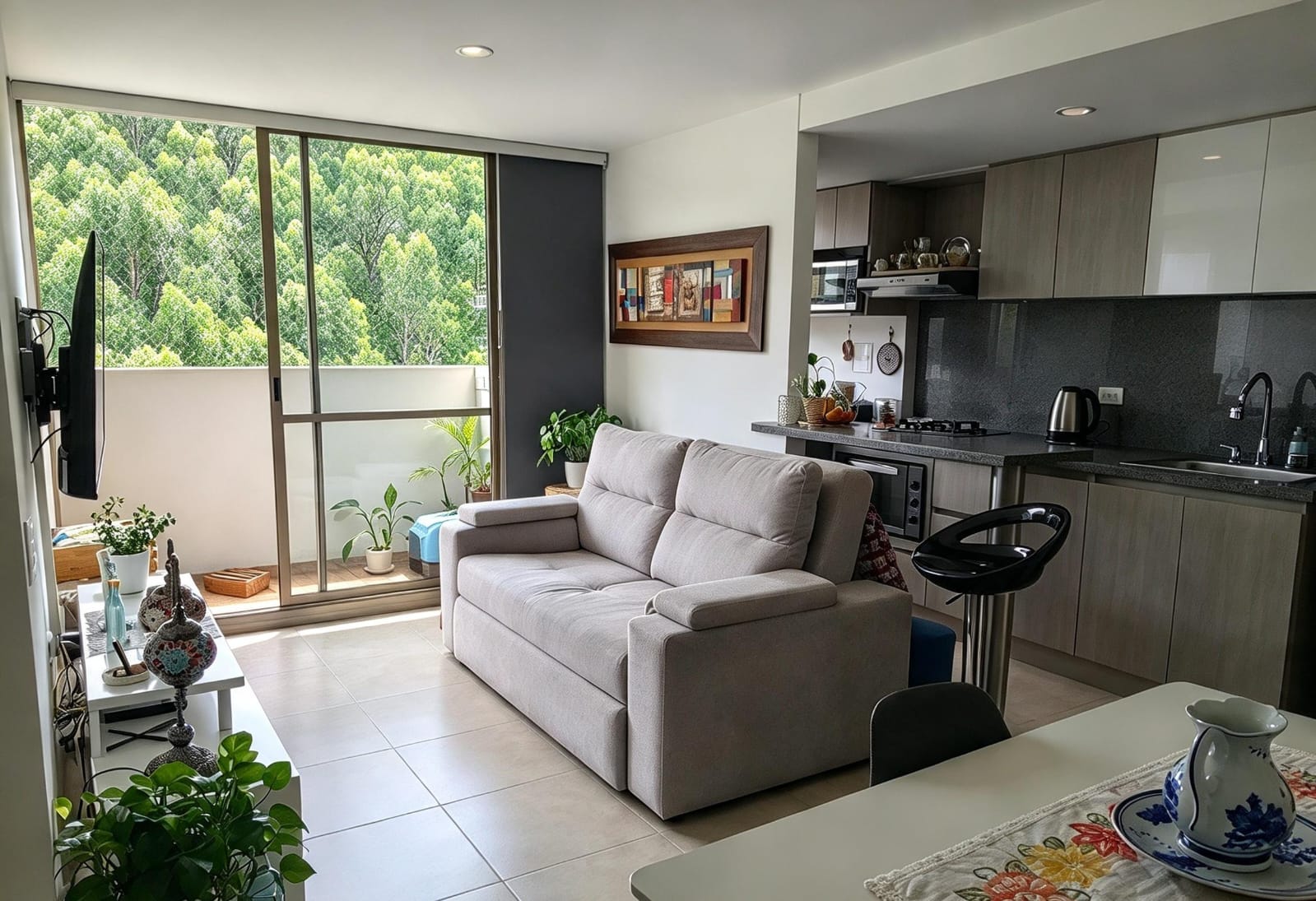 Apartamento para venta en Rodeo Alto Medellin-bien ubicado