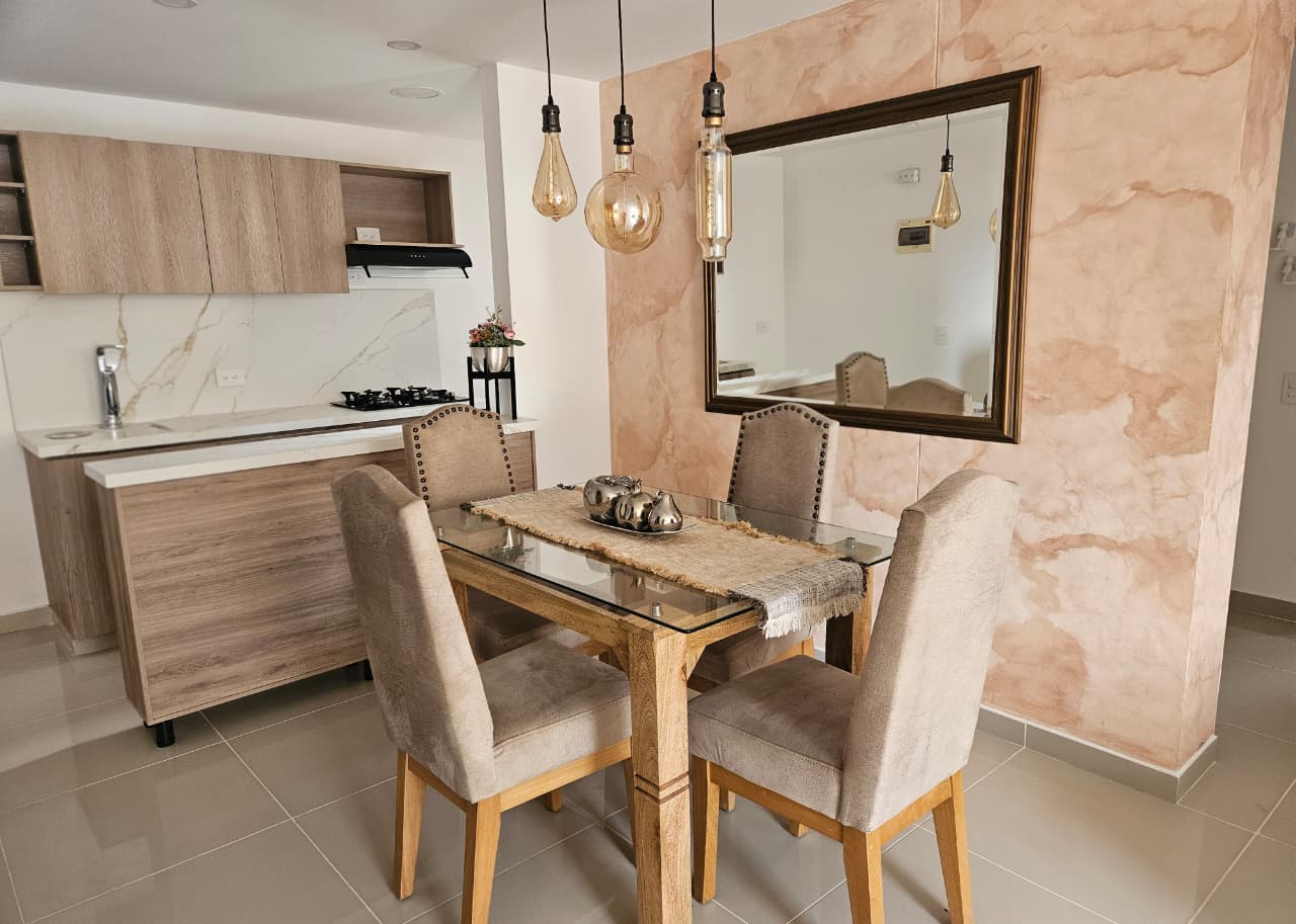 Apartamento amoblado en arriendo en Ciudad del Río El Poblado