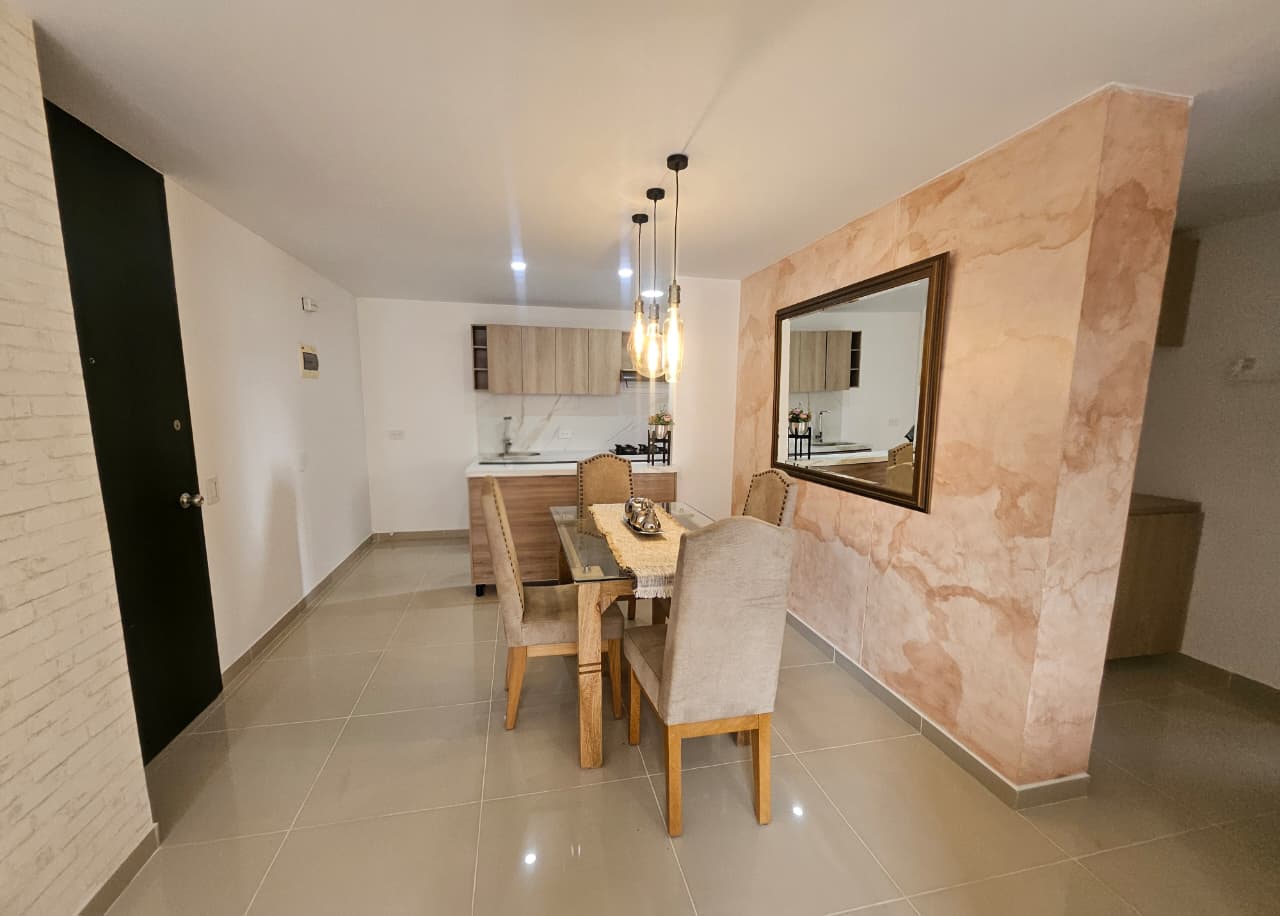 Apartamento amoblado en arriendo en Ciudad del Río El Poblado