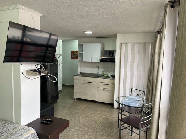 Apartaestudio amoblado para arriendo en El Centro Medellín