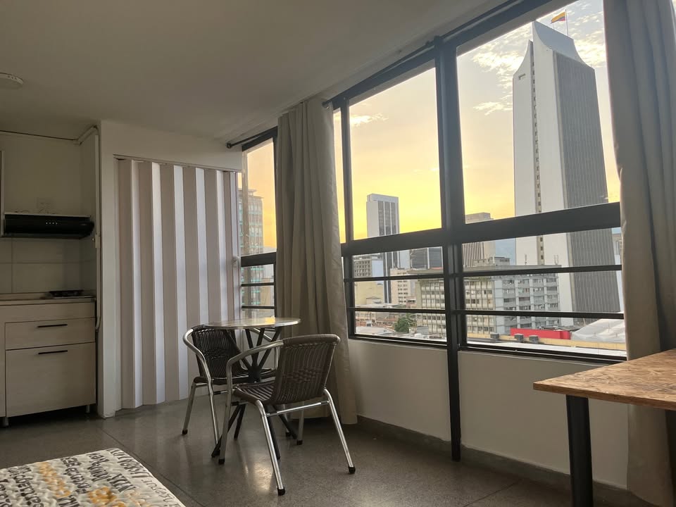 Apartaestudio amoblado para arriendo en El Centro Medellín
